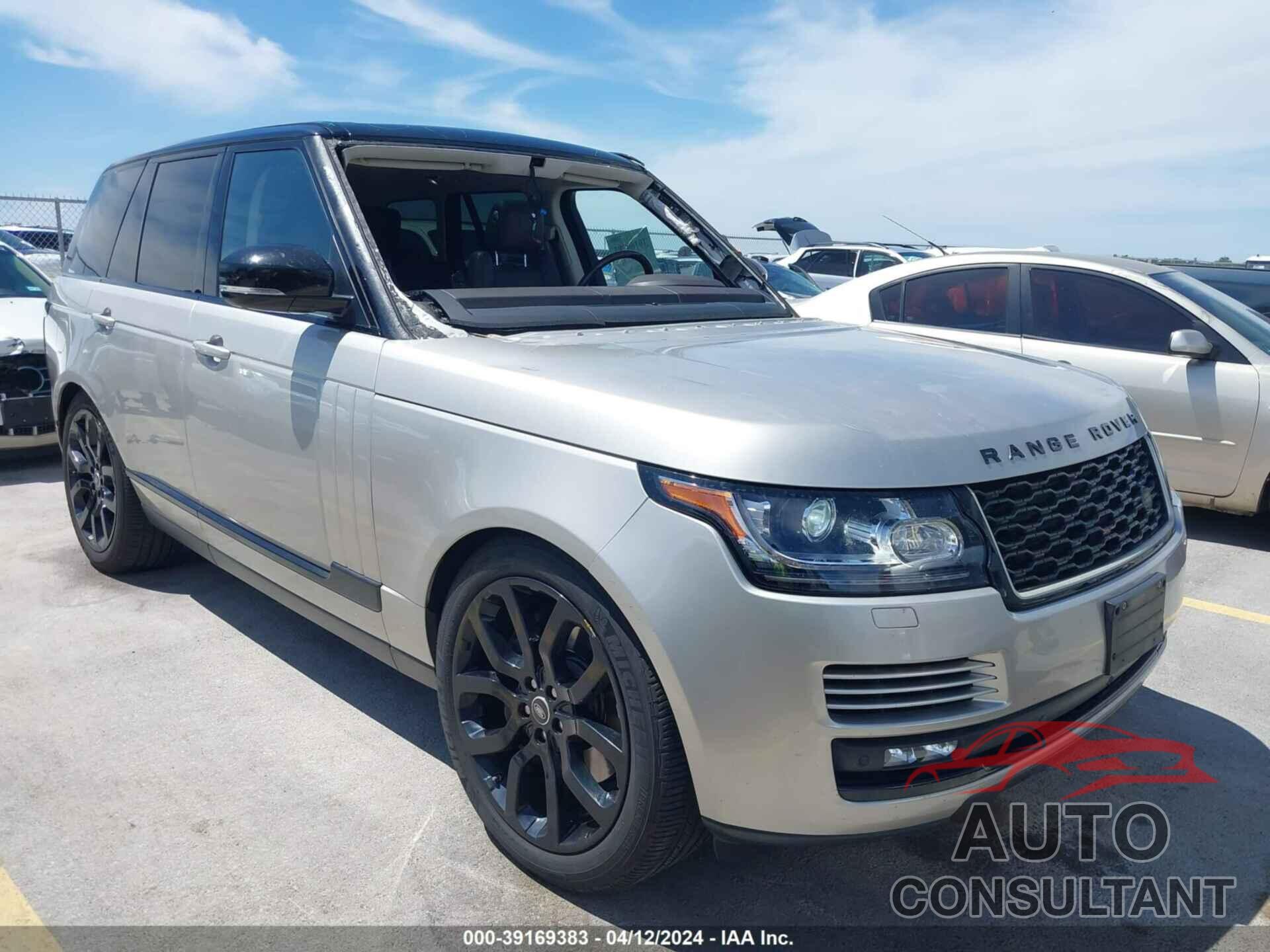 LAND ROVER RANGE ROVER 2017 - SALGS2FV9HA354802