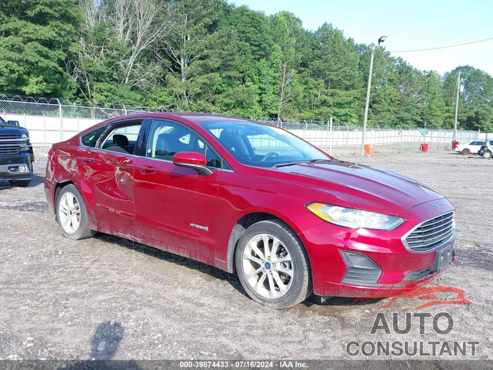 FORD FUSION HYBRID 2019 - 3FA6P0LU9KR242458