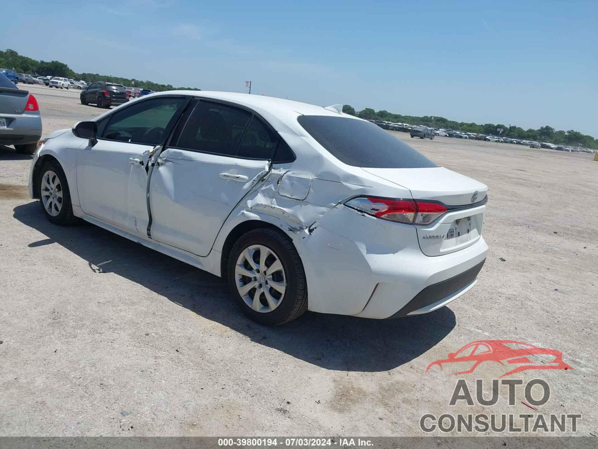 TOYOTA COROLLA 2020 - 5YFEPRAE0LP043618