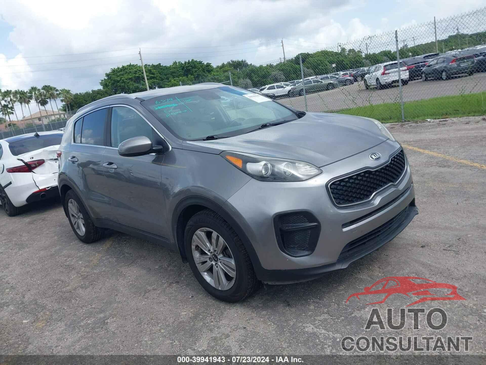 KIA SPORTAGE 2017 - KNDPM3AC9H7178683