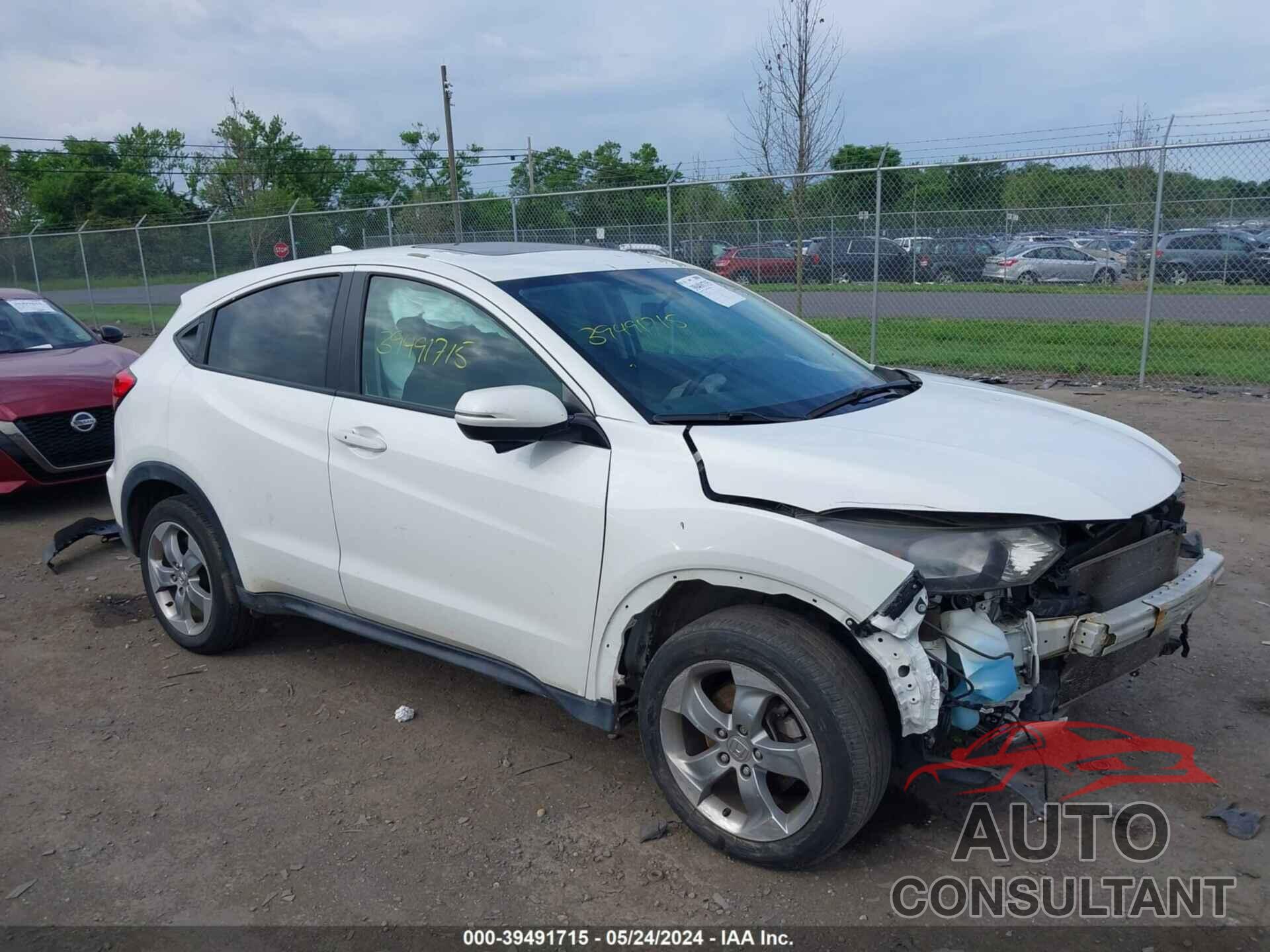 HONDA HR-V 2017 - 3CZRU6H51HM716598
