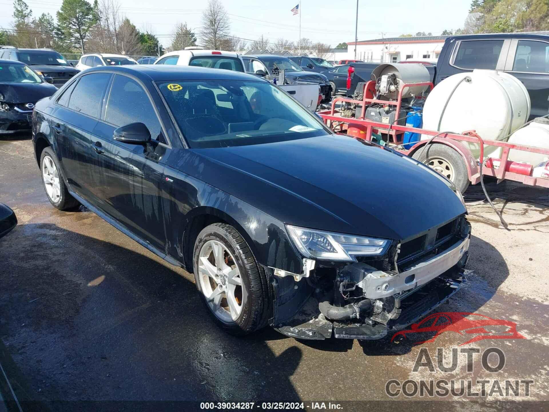 AUDI A4 2018 - WAUKMAF42JN019695