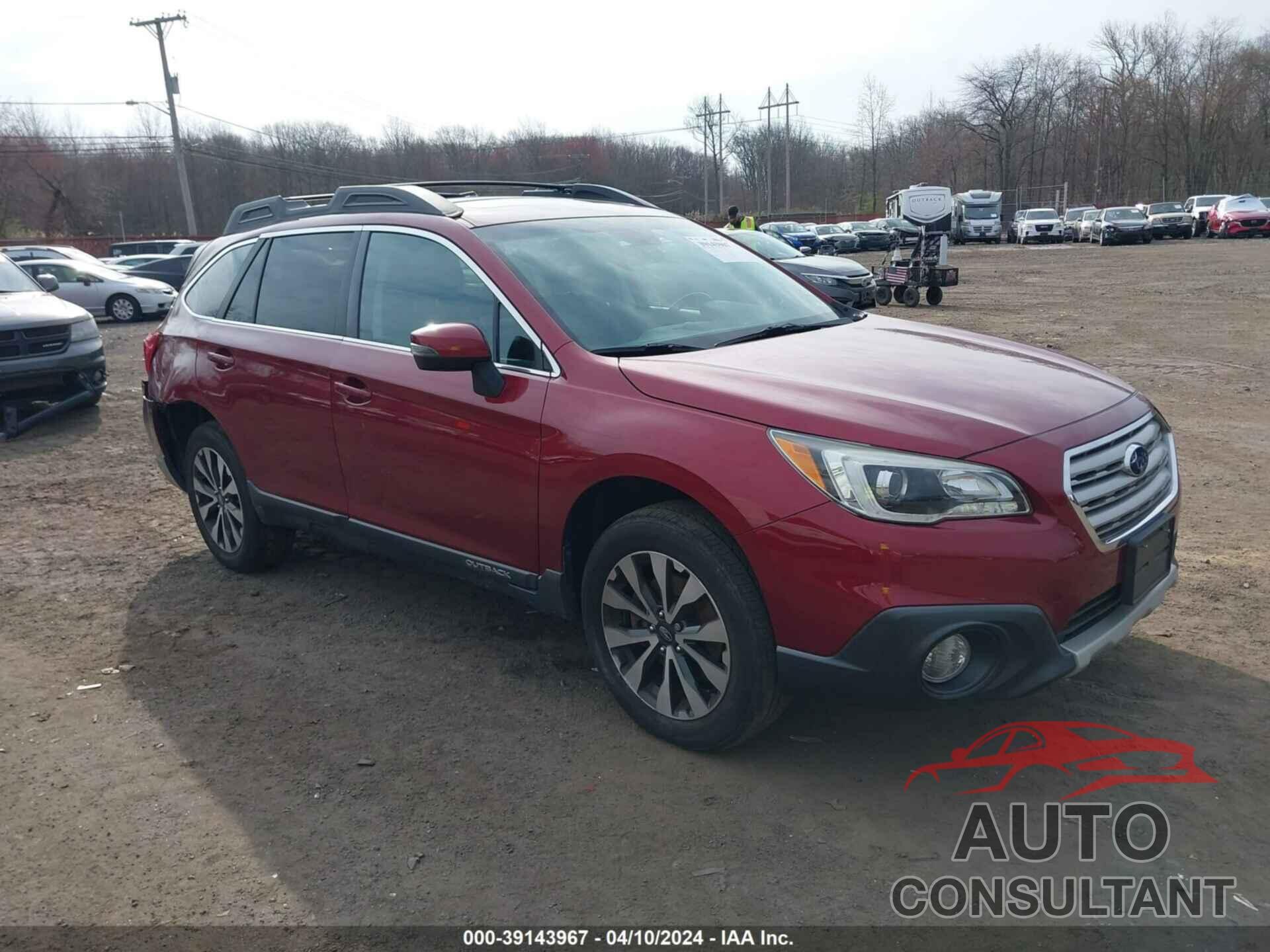 SUBARU OUTBACK 2016 - 4S4BSANC0G3328177