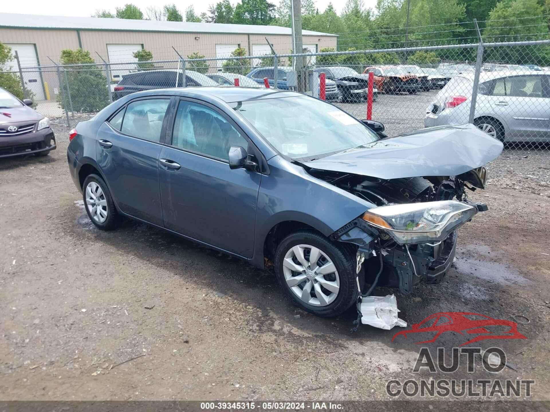 TOYOTA COROLLA 2016 - 2T1BURHE3GC700841
