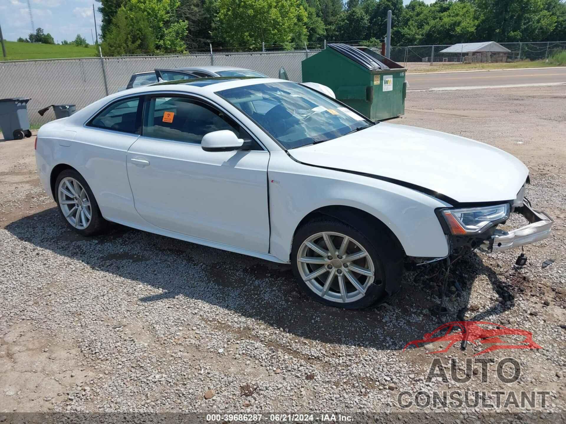 AUDI A5 2015 - WAUMFAFRXFA040551