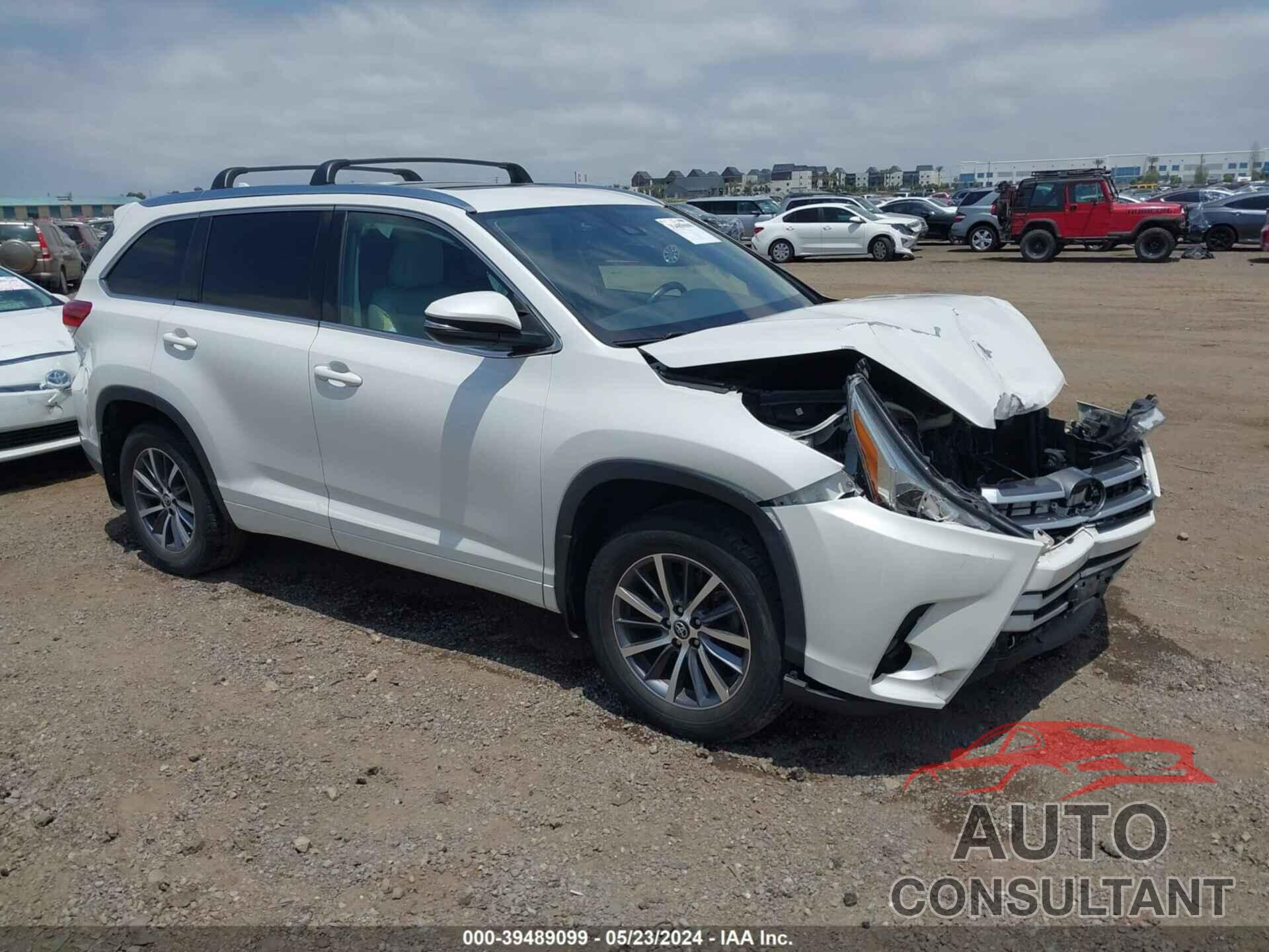 TOYOTA HIGHLANDER 2017 - 5TDJZRFH7HS467324