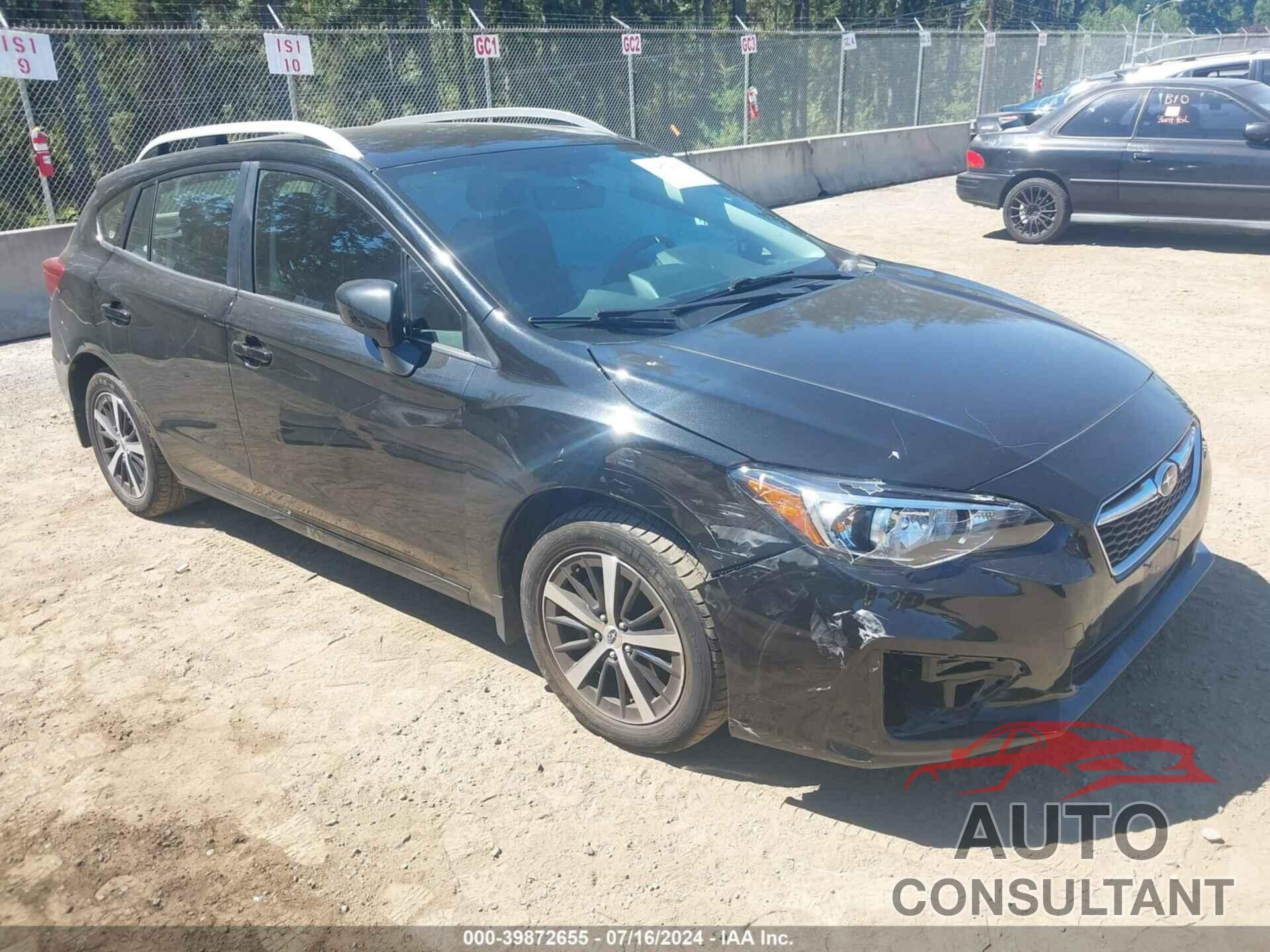 SUBARU IMPREZA 2019 - 4S3GTAC62K3716458