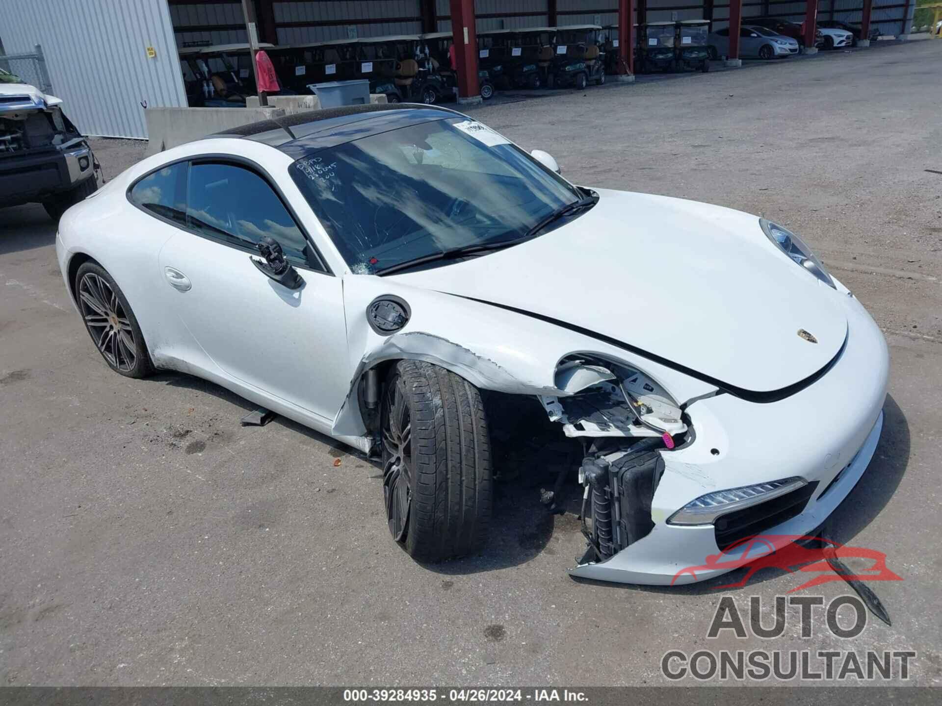 PORSCHE 911 2016 - WP0AA2A96GS106784