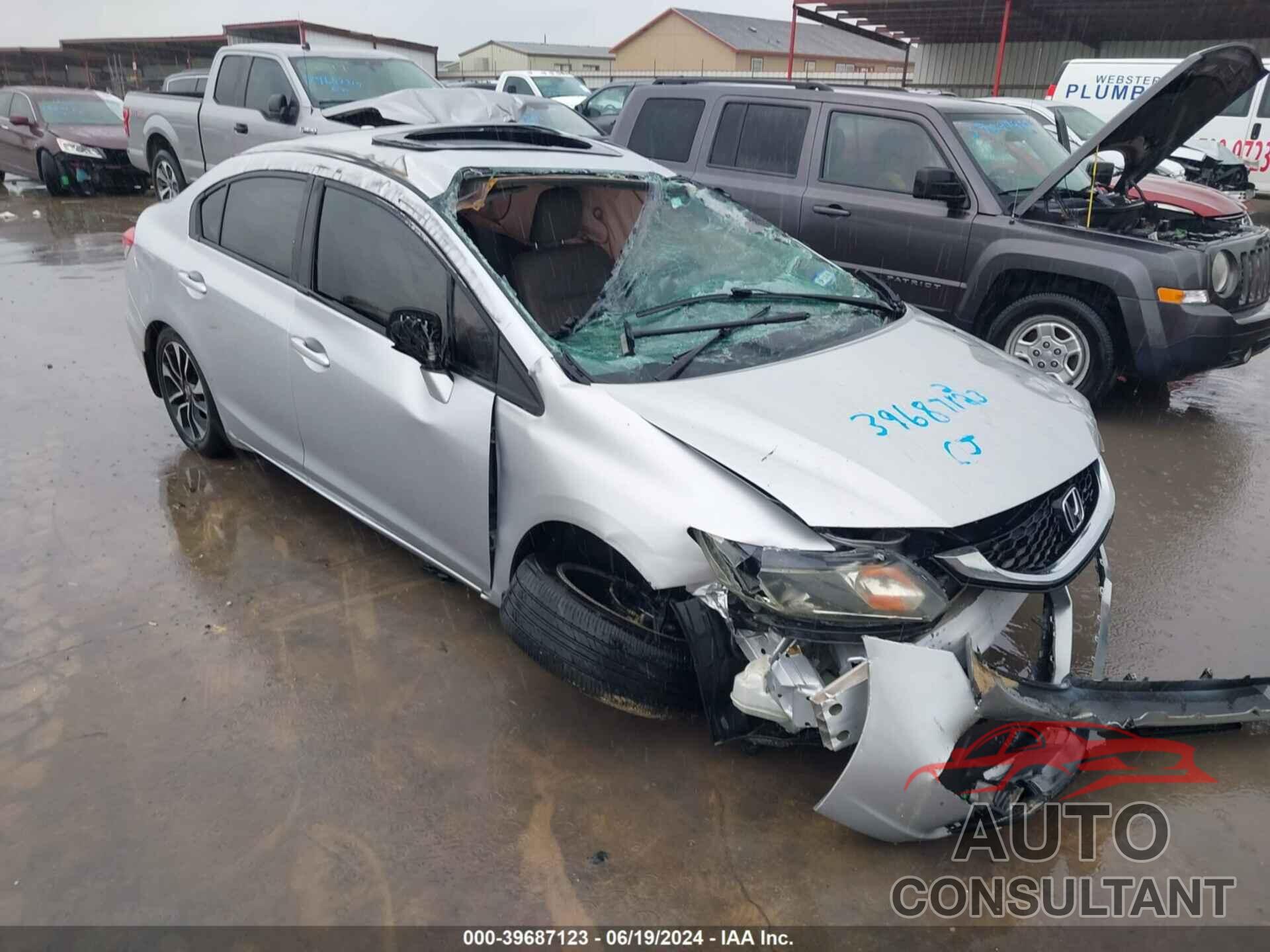 HONDA CIVIC 2013 - 19XFB2F97DE027490