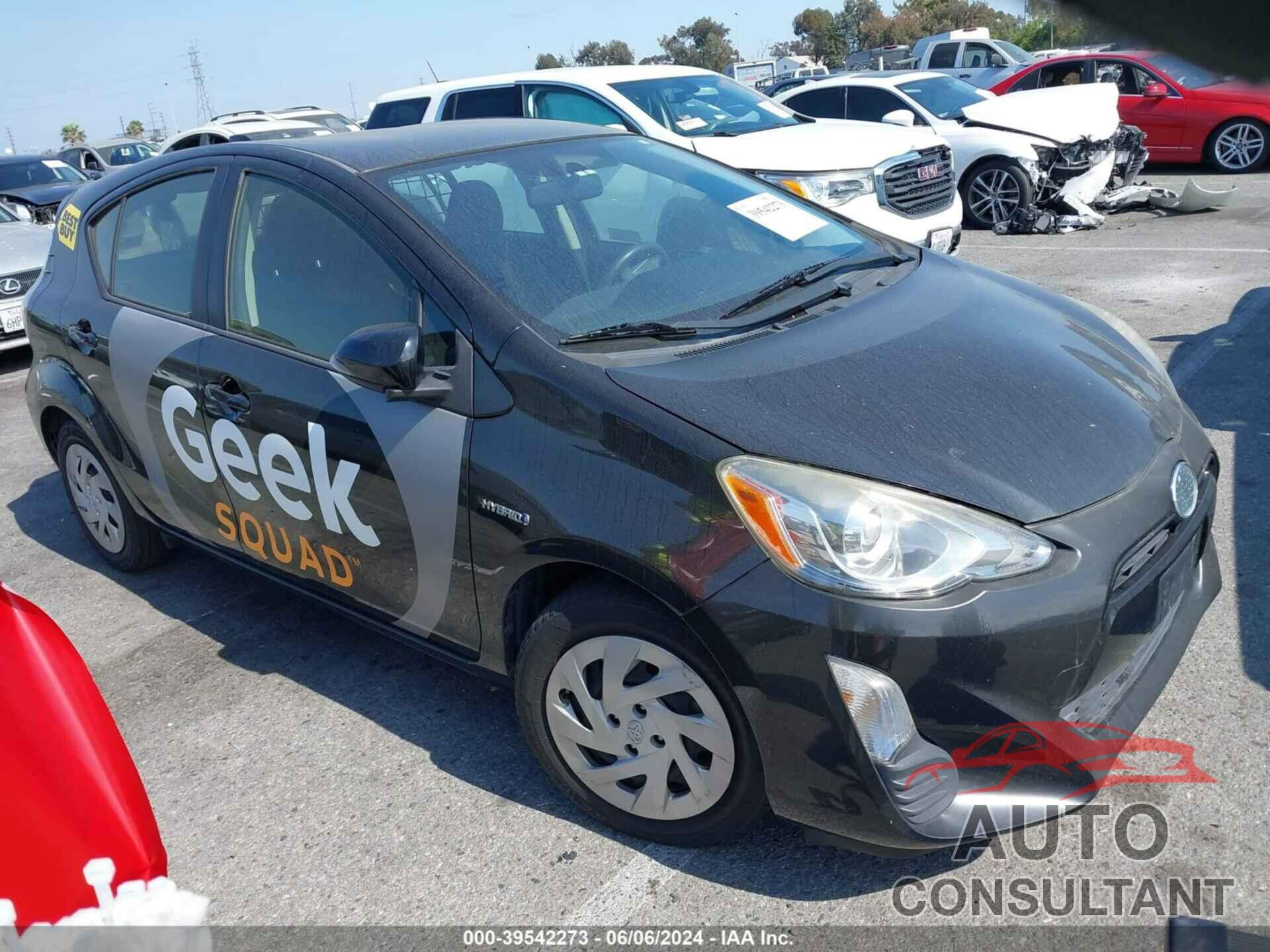 TOYOTA PRIUS C 2016 - JTDKDTB34G1121317