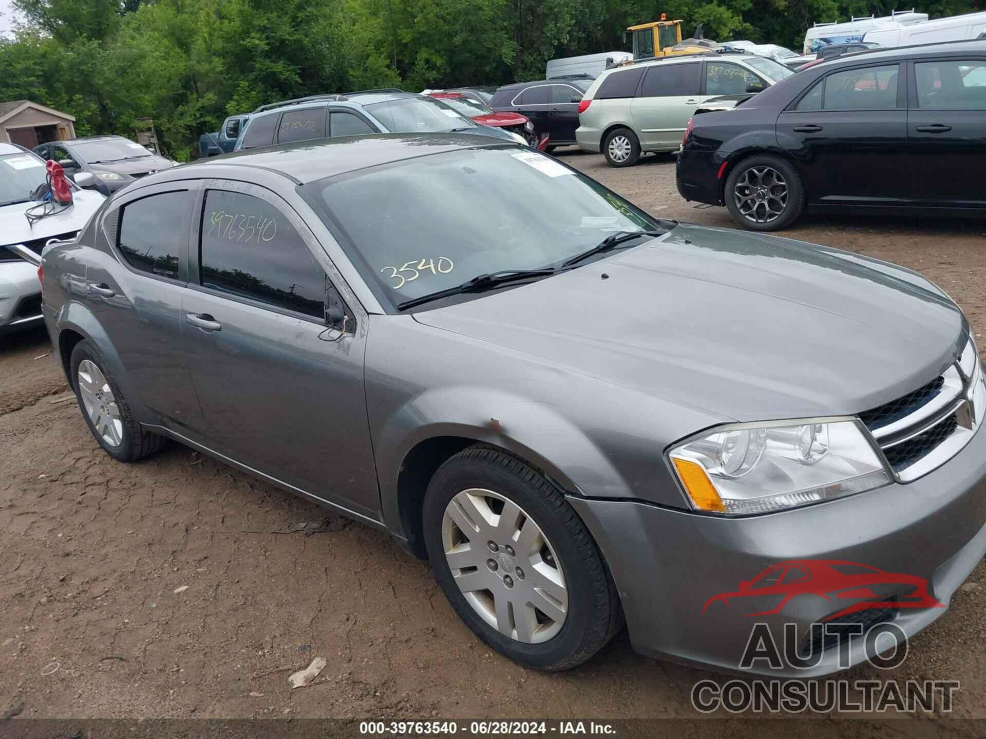 DODGE AVENGER 2012 - 1C3CDZAB1CN220264