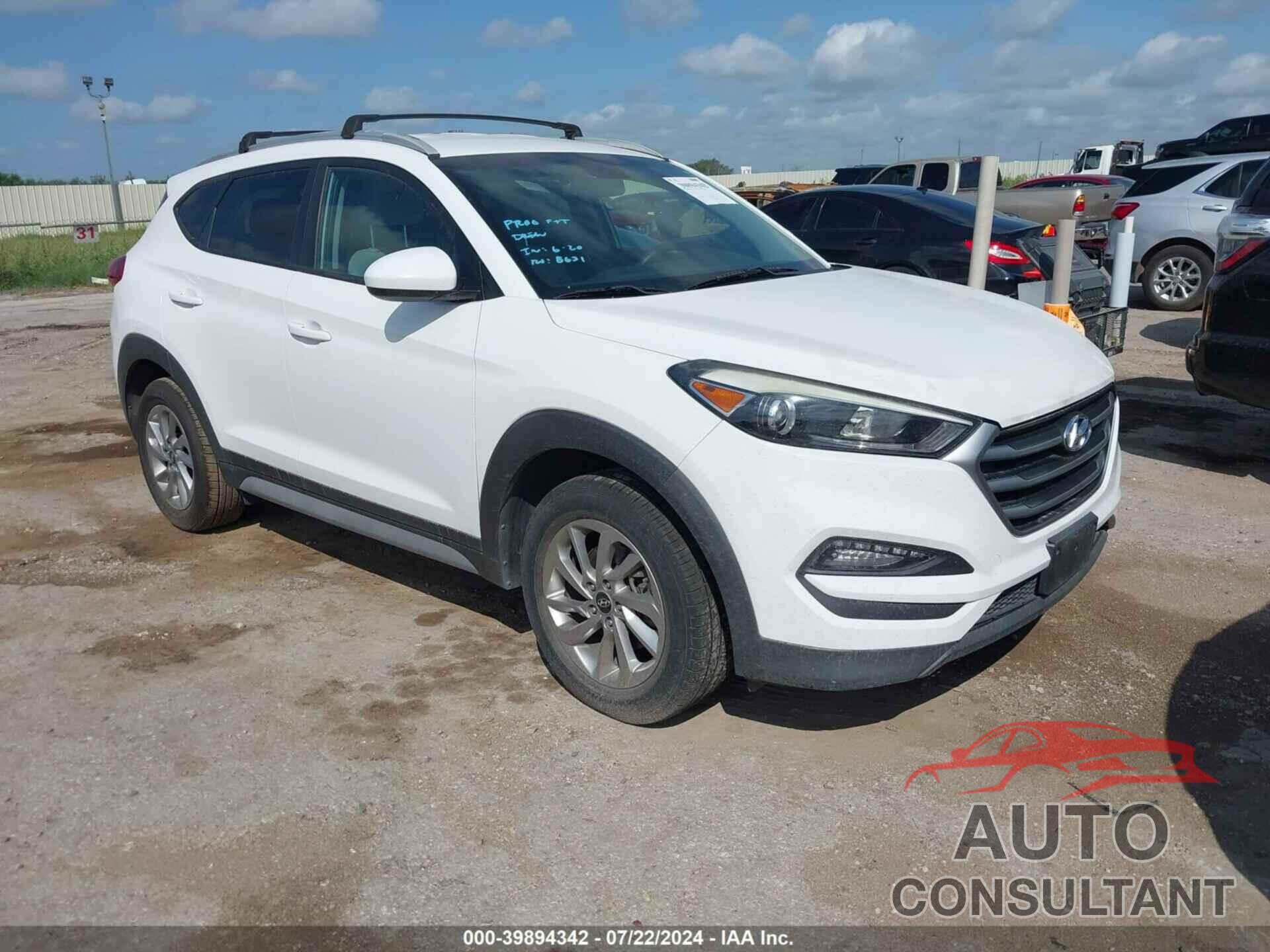 HYUNDAI TUCSON 2018 - KM8J33A46JU769557