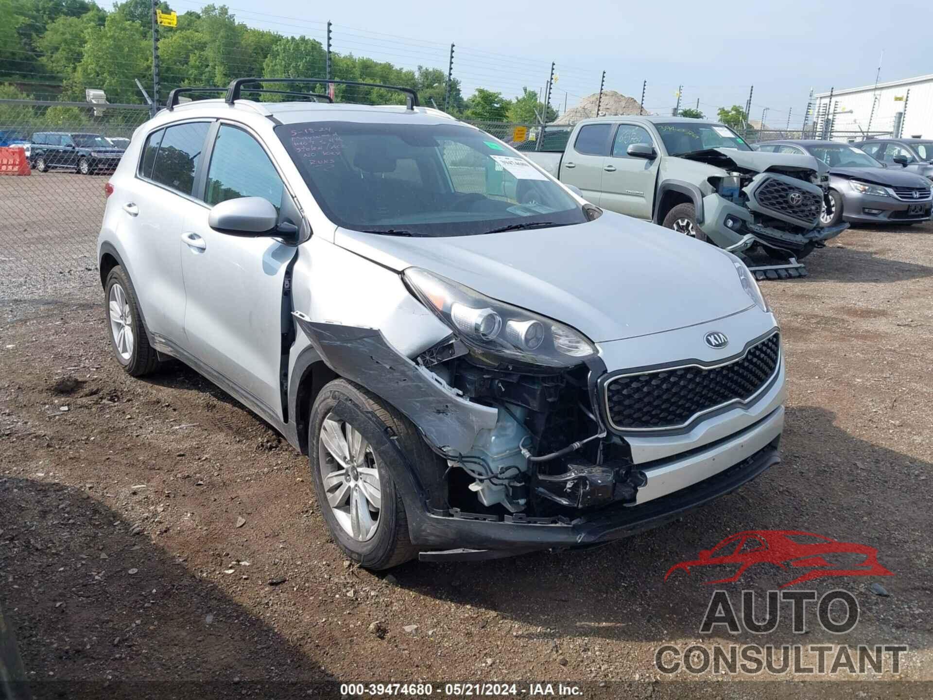 KIA SPORTAGE 2017 - KNDPM3AC7H7037000