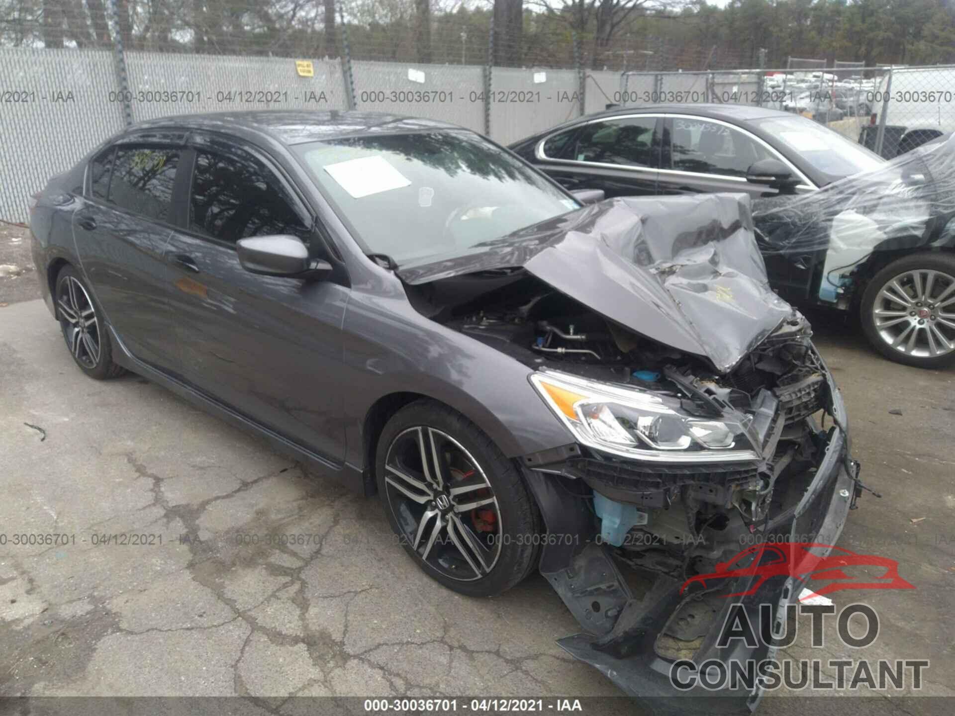 HONDA ACCORD SEDAN 2017 - 1HGCR2F5XHA303568