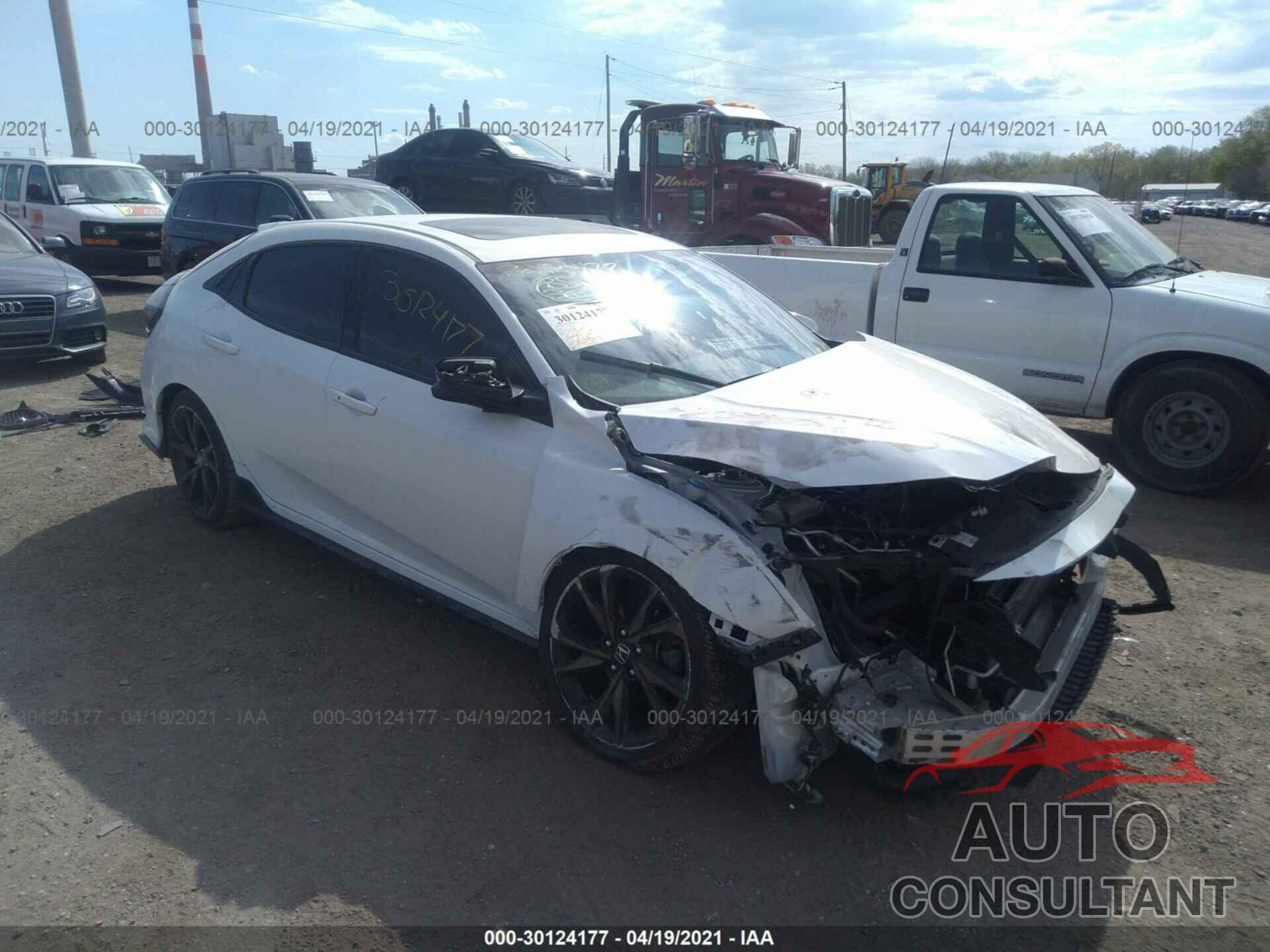 HONDA CIVIC HATCHBACK 2017 - SHHFK7H96HU214714