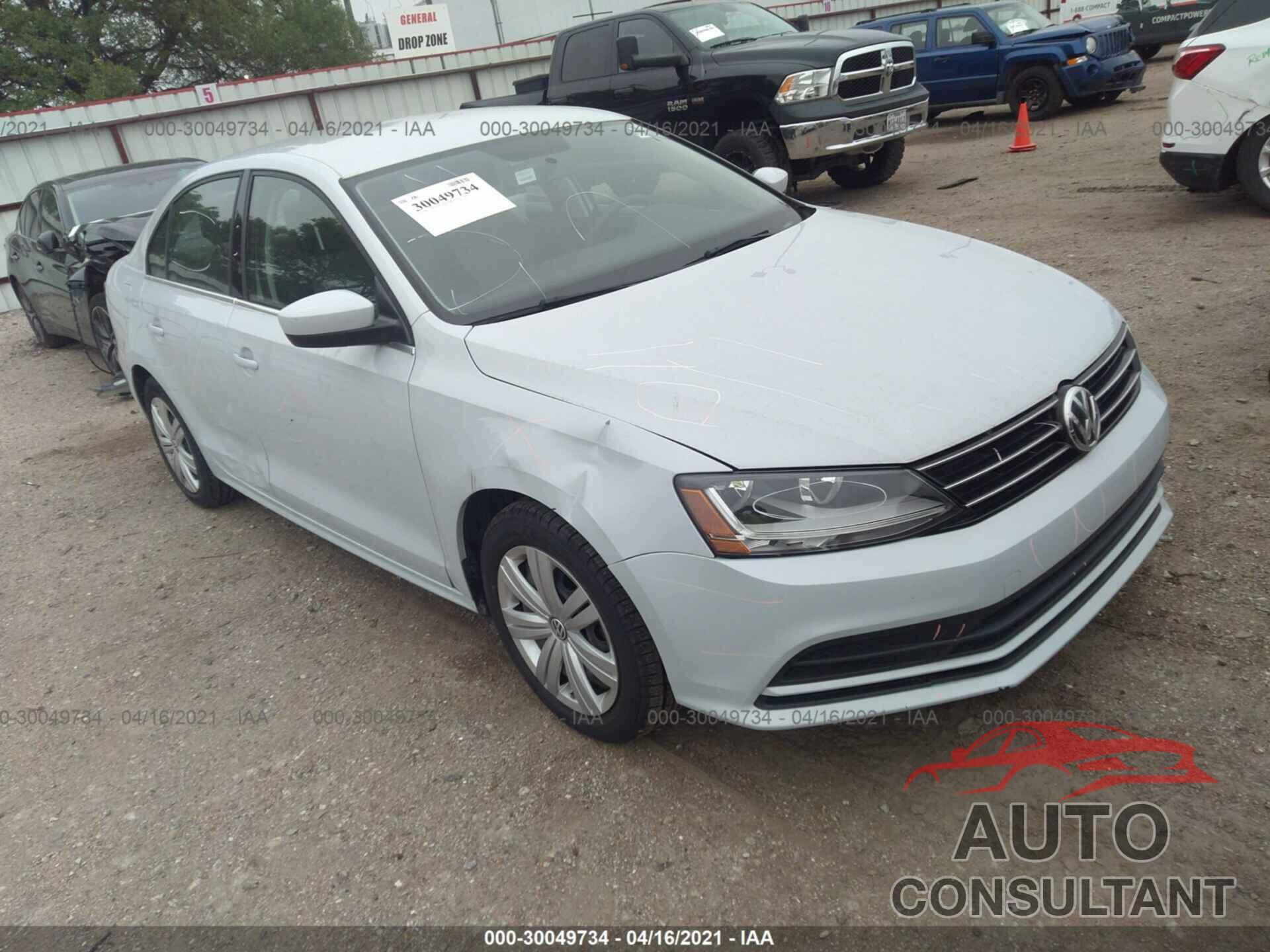 VOLKSWAGEN JETTA 2017 - 3VW2B7AJ9HM285841