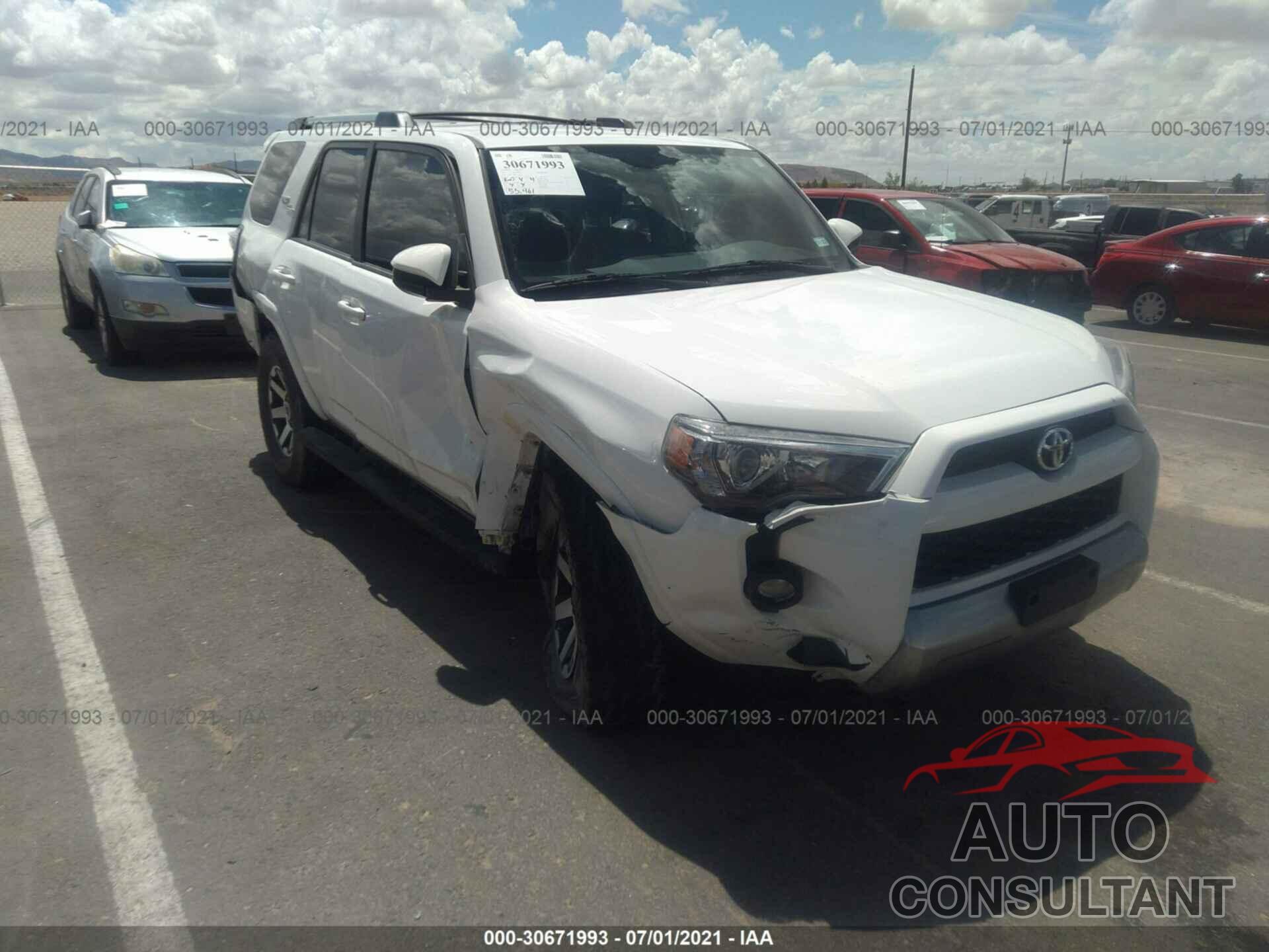 TOYOTA 4RUNNER 2018 - JTEBU5JR0J5526037