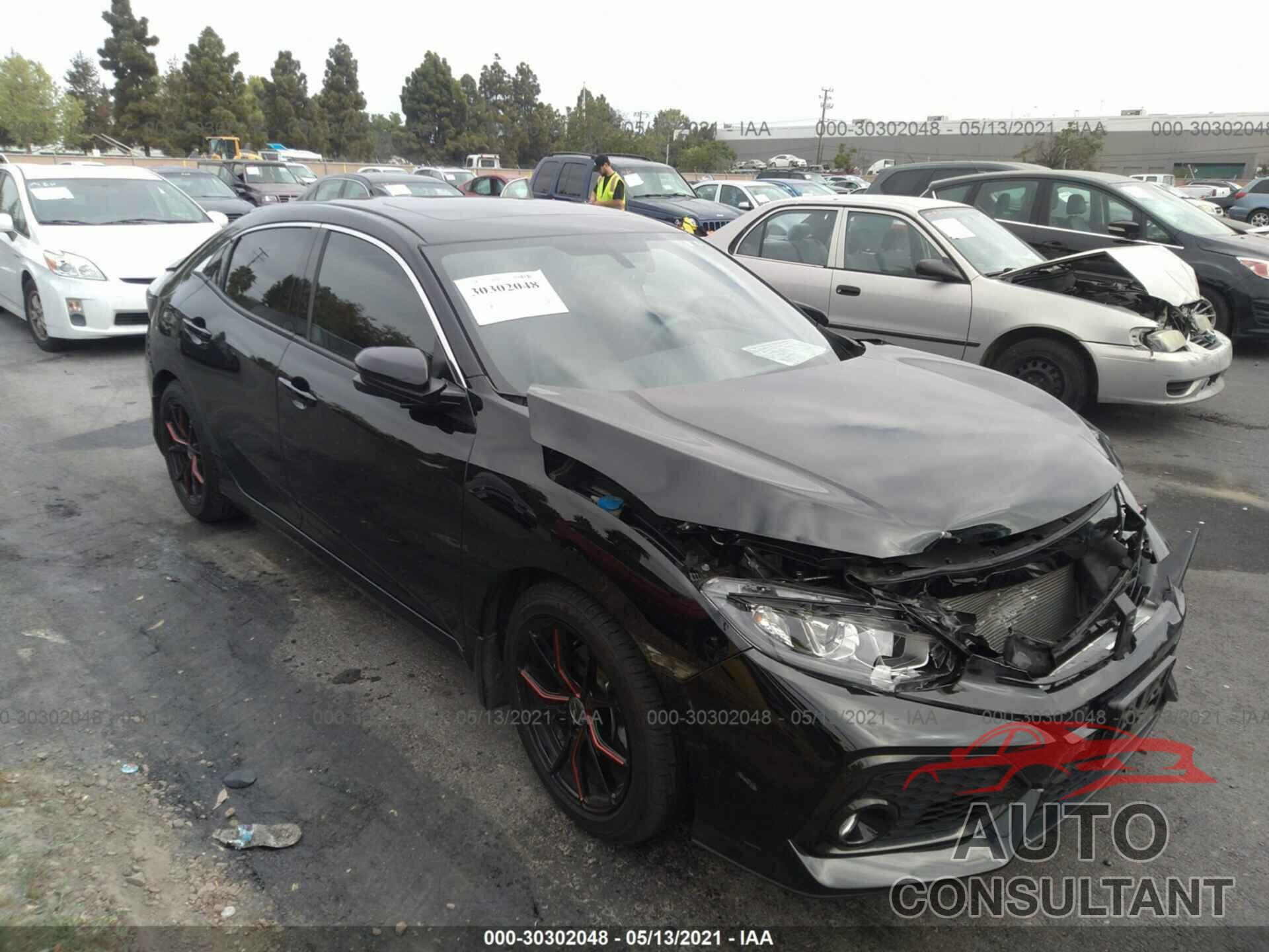 HONDA CIVIC HATCHBACK 2018 - SHHFK7H75JU405979