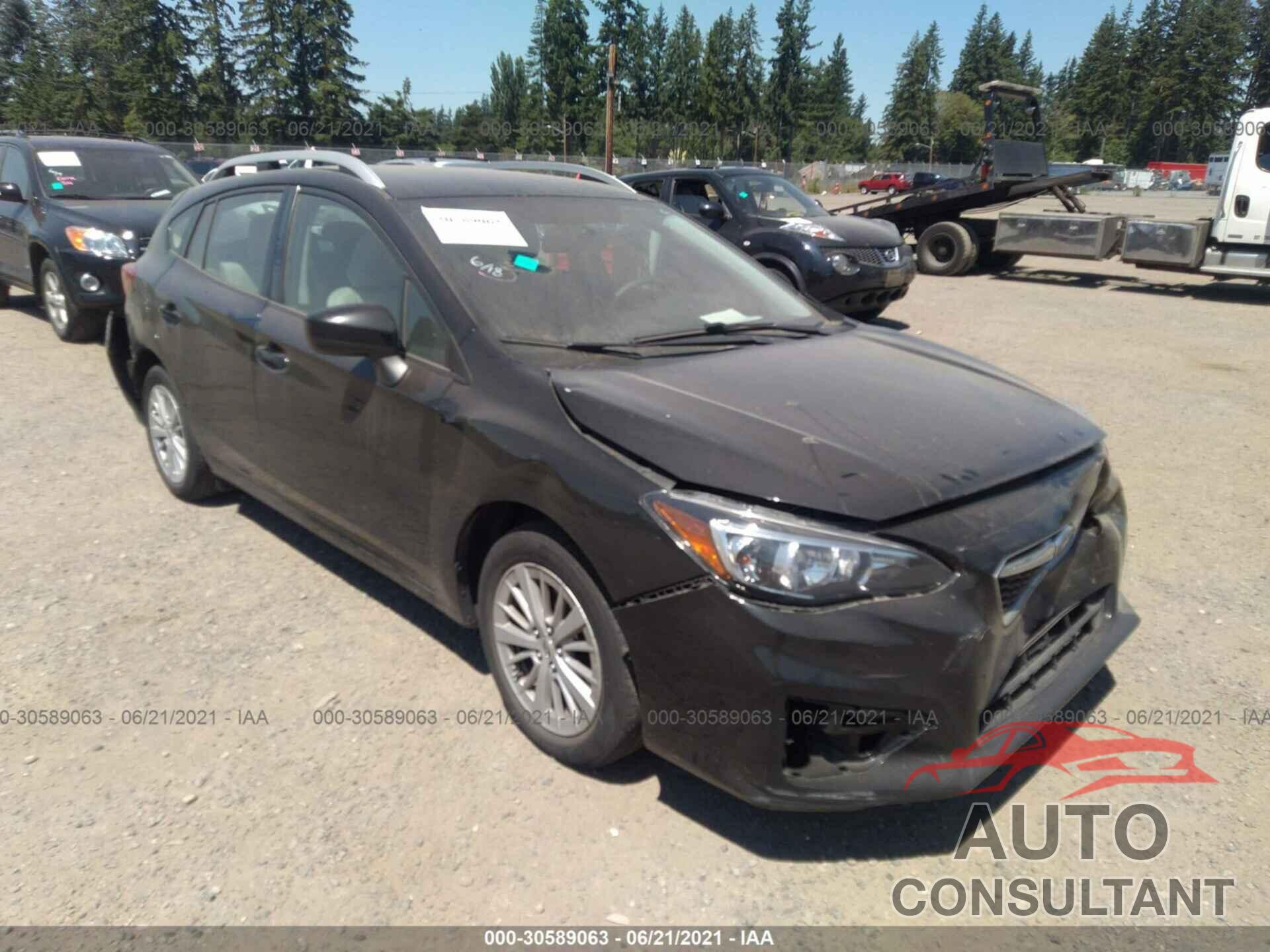 SUBARU IMPREZA 2018 - 4S3GTAB60J3700341