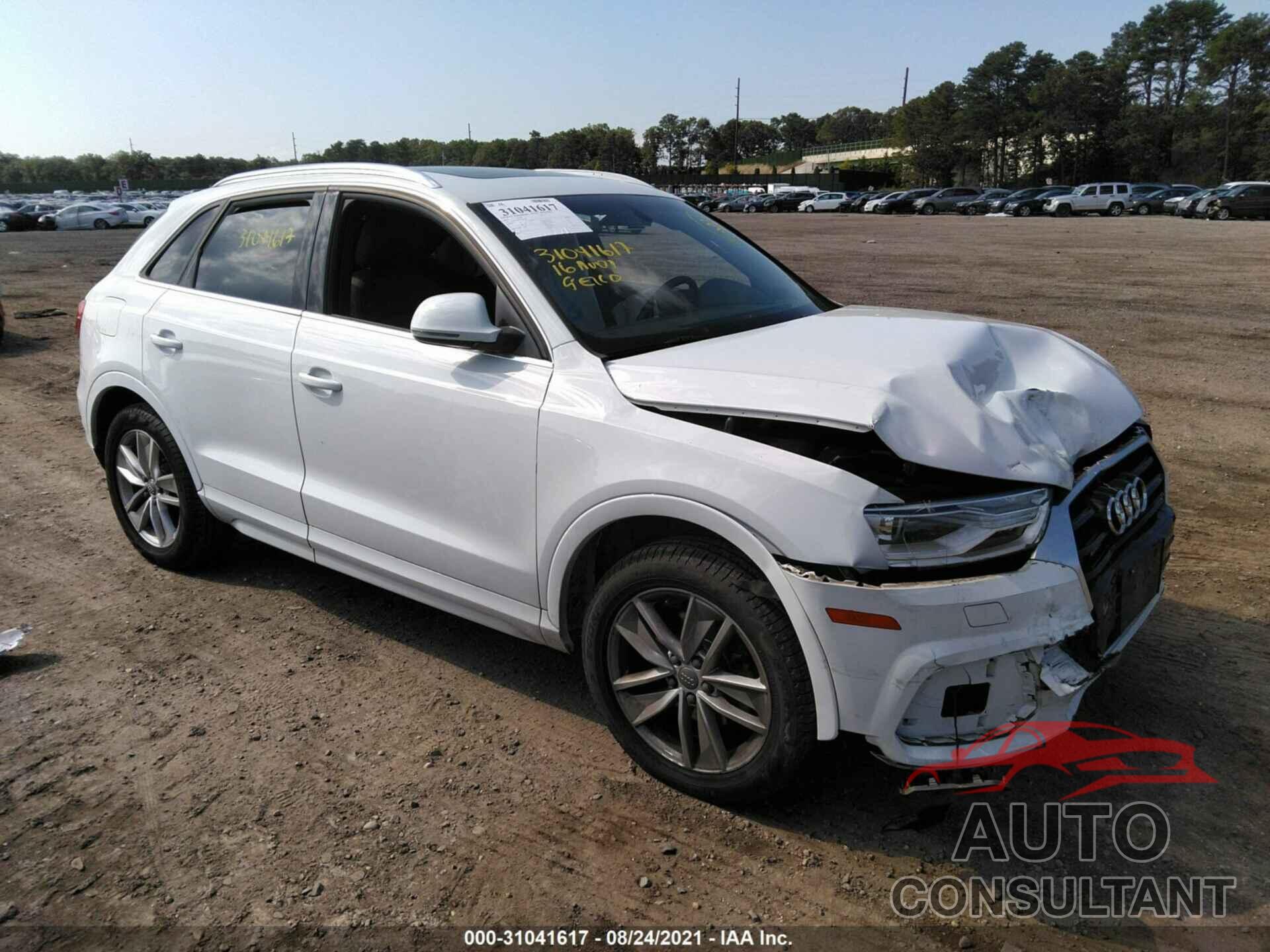 AUDI Q3 2016 - WA1EFCFS6GR012281