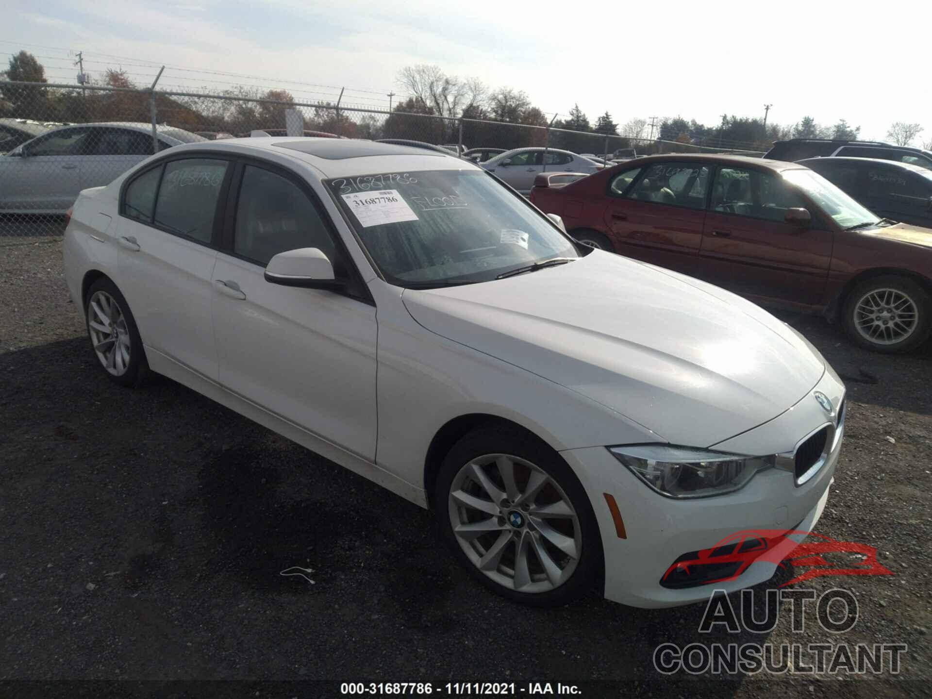 BMW 3 SERIES 2018 - WBA8A3C54JA494865
