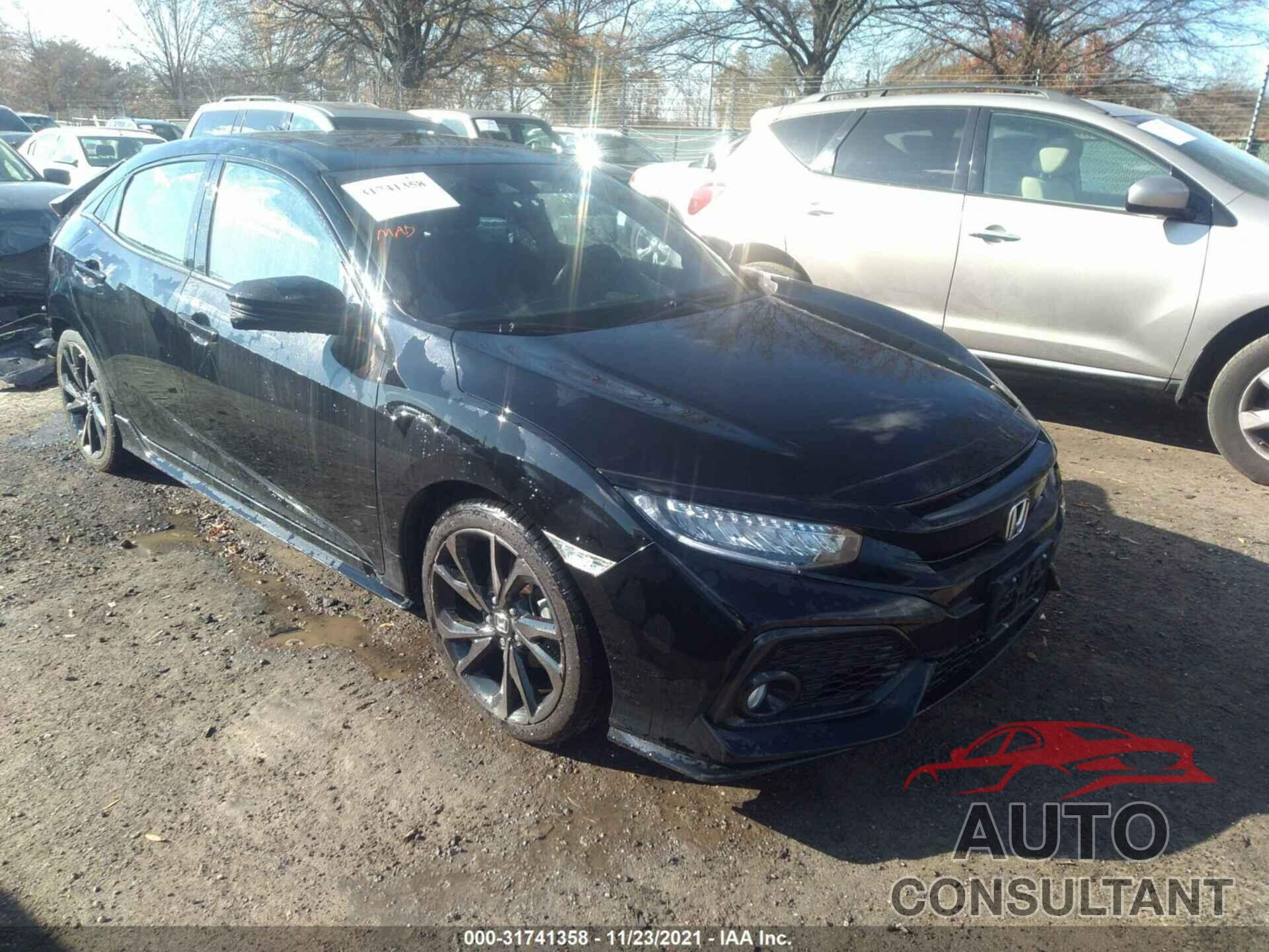 HONDA CIVIC HATCHBACK 2017 - SHHFK7H91HU415274