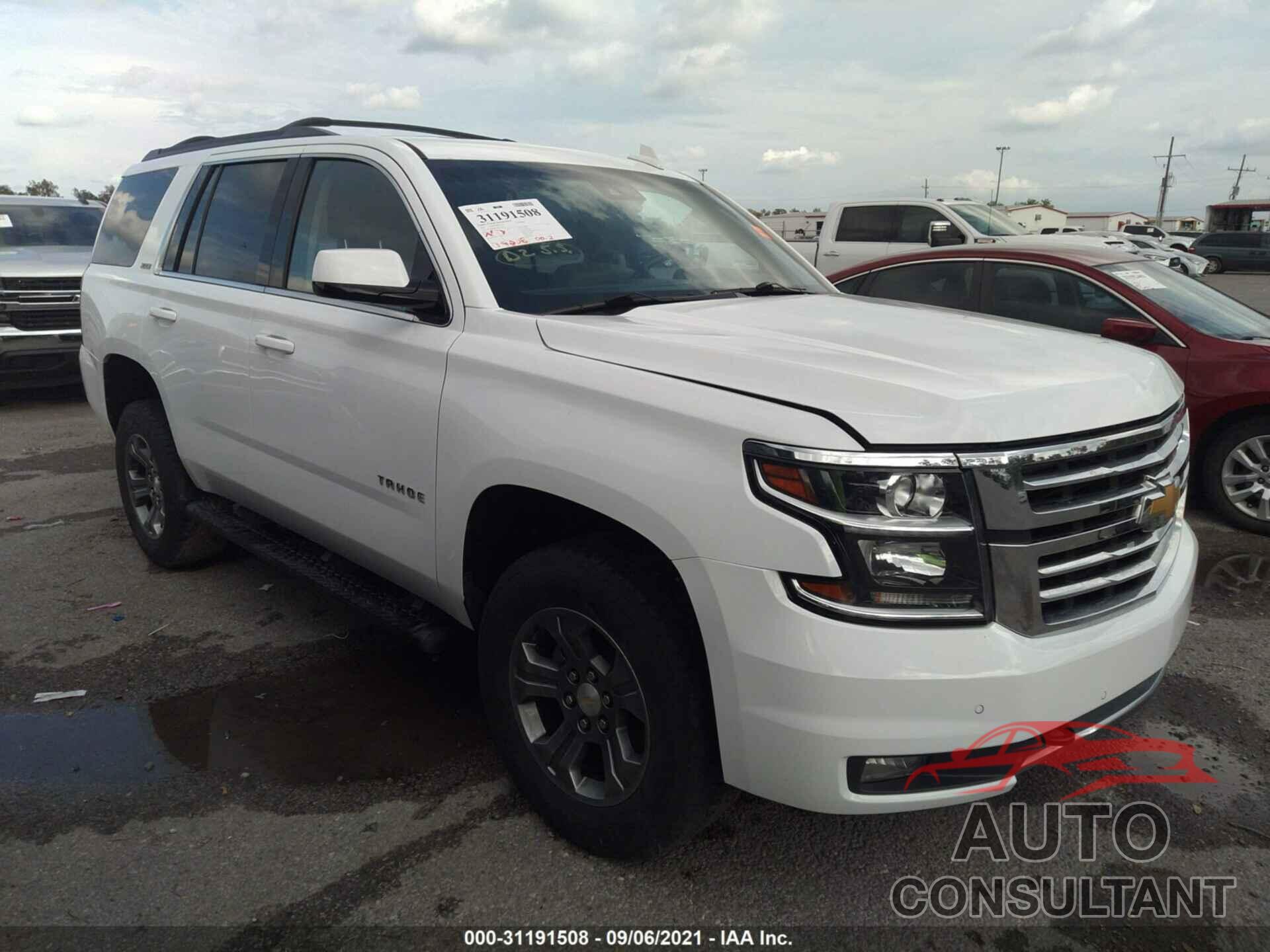 CHEVROLET TAHOE 2017 - 1GNSKBKC8HR370438