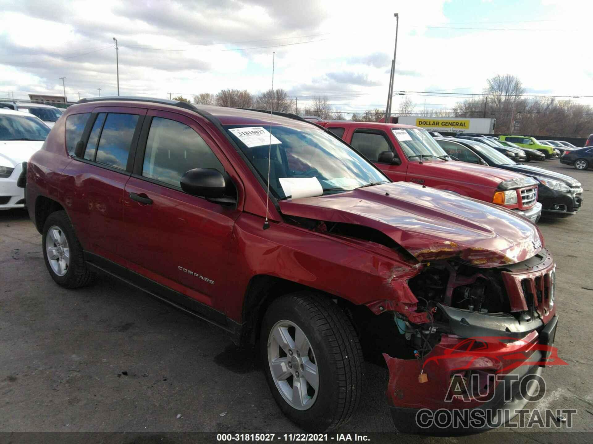JEEP COMPASS 2017 - 1C4NJCBB7HD185557