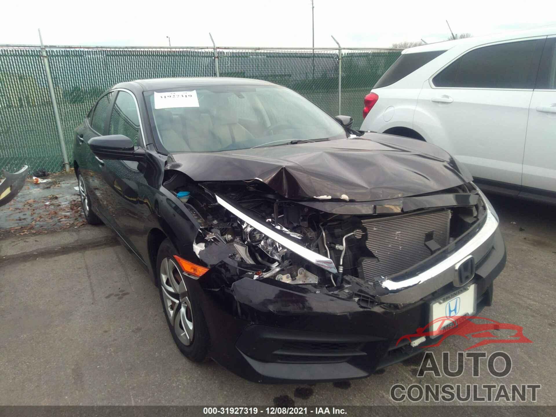 HONDA CIVIC SEDAN 2016 - 19XFC2F56GE034560