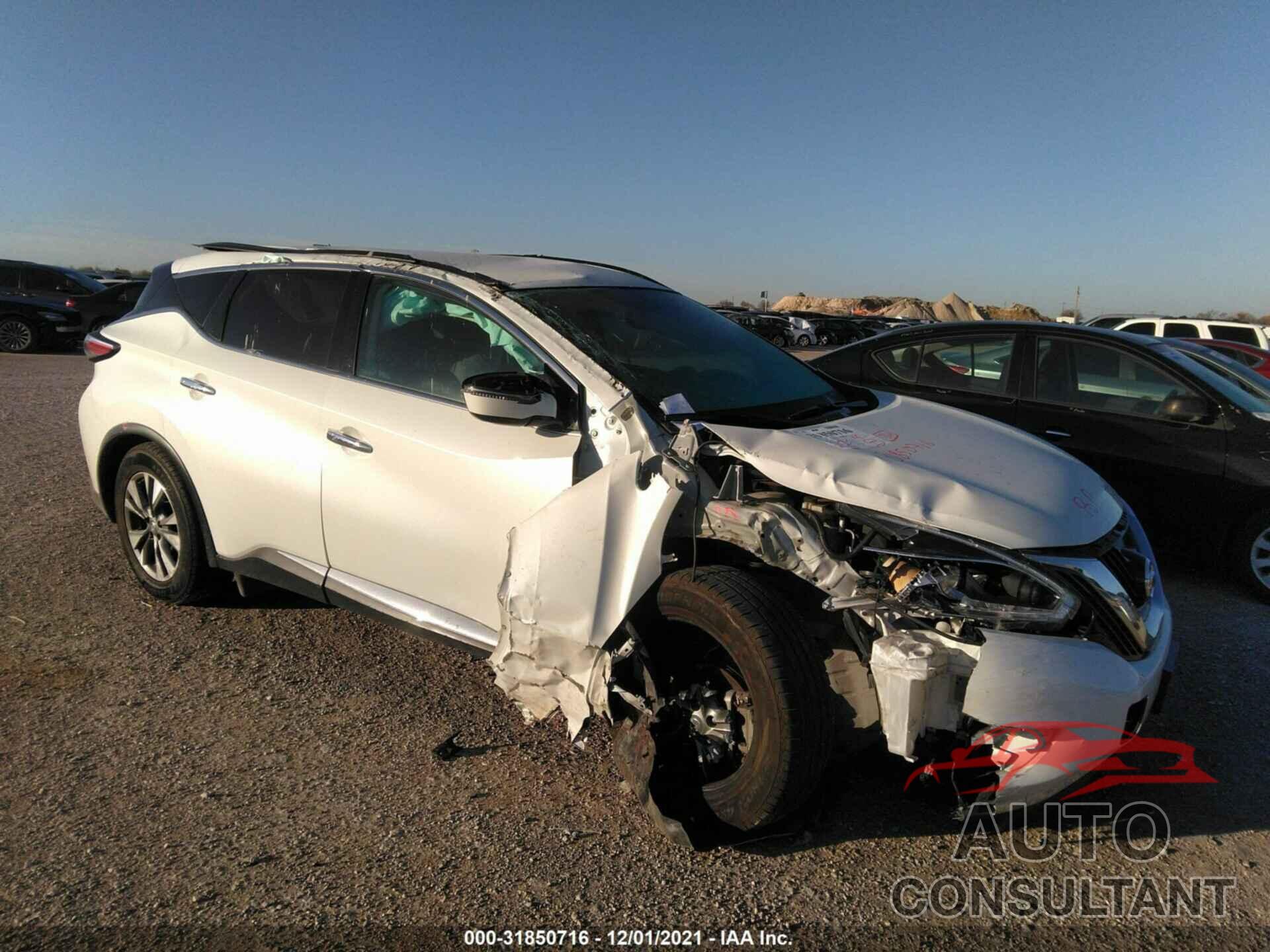 NISSAN MURANO 2018 - 5N1AZ2MG3JN109517