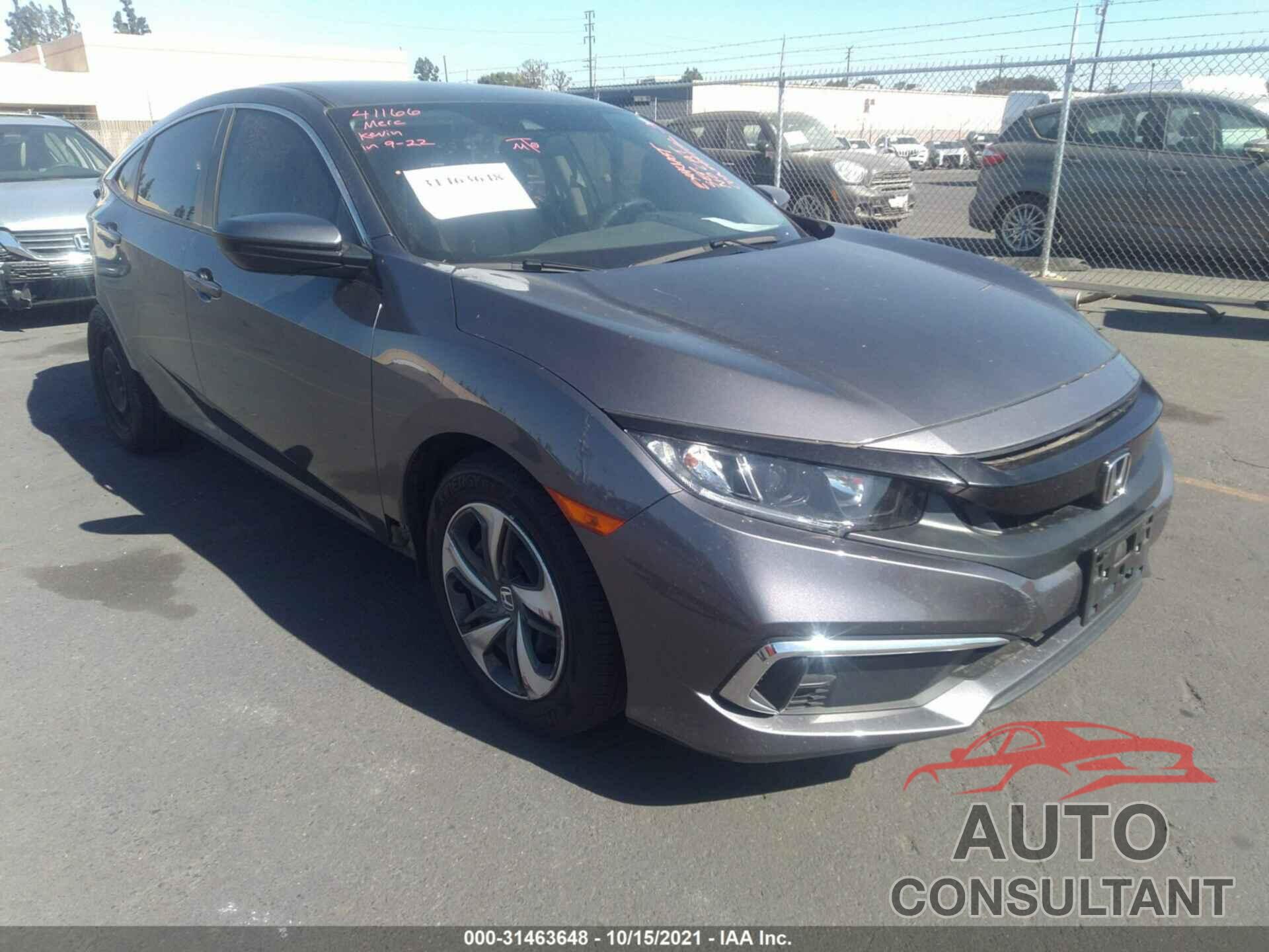 HONDA CIVIC SEDAN 2020 - 2HGFC2F69LH507246