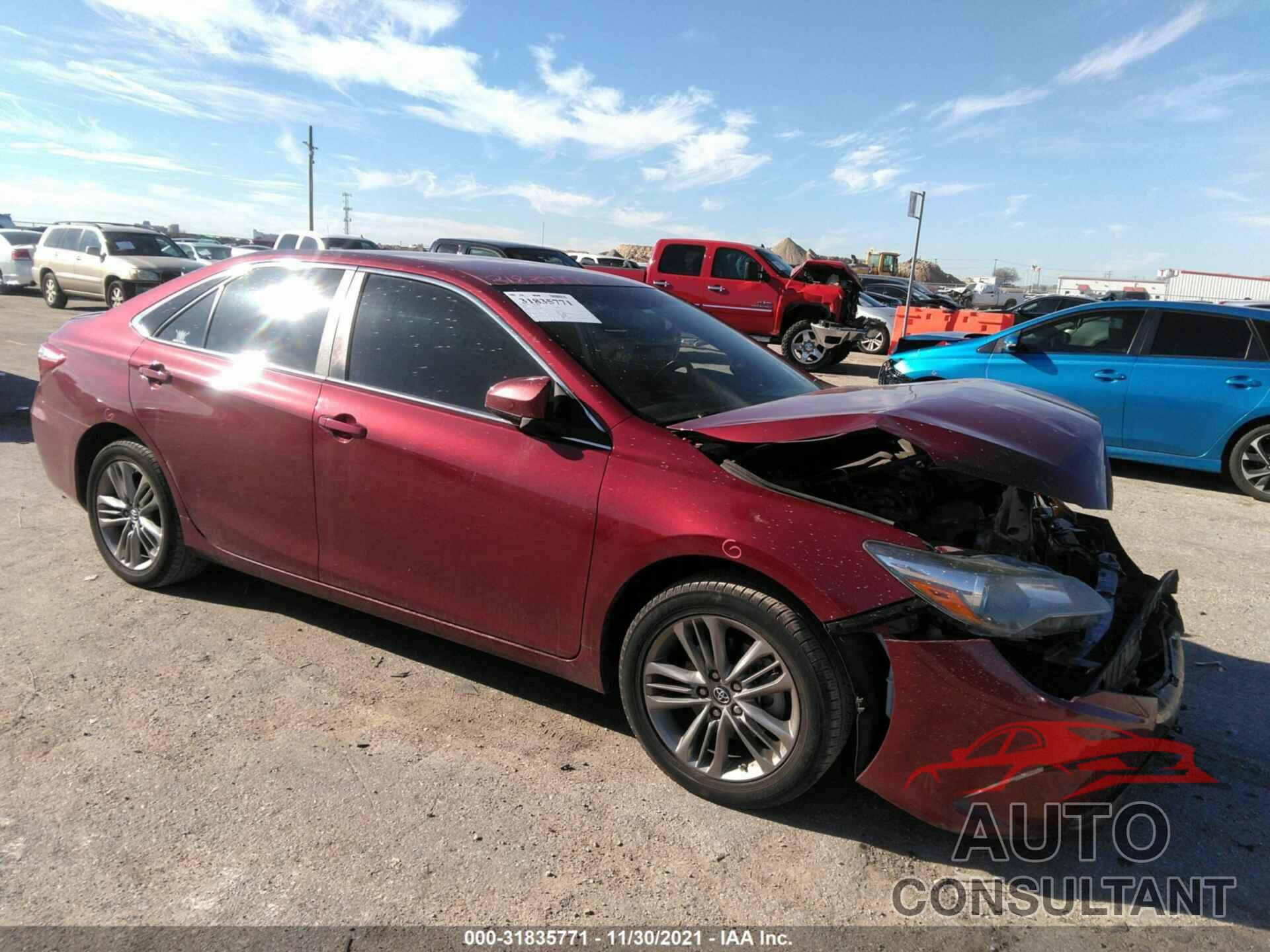 TOYOTA CAMRY 2017 - 4T1BF1FK6HU716004