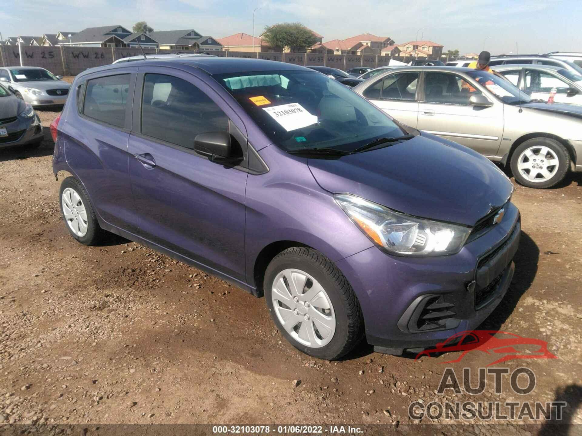 CHEVROLET SPARK 2016 - KL8CB6SA1GC608059