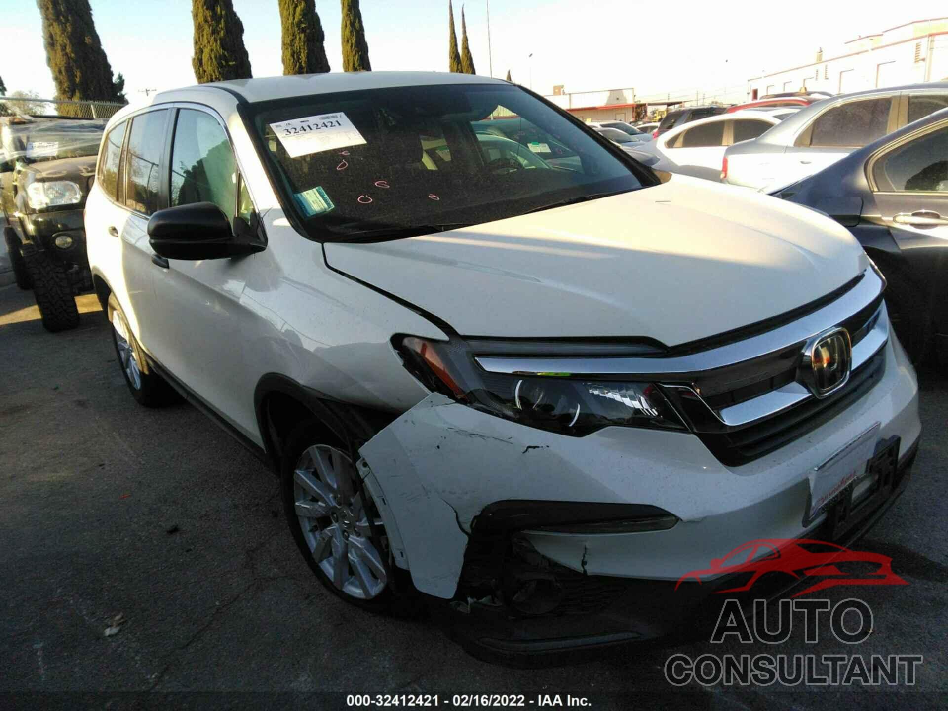 HONDA PILOT 2019 - 5FNYF5H10KB021351