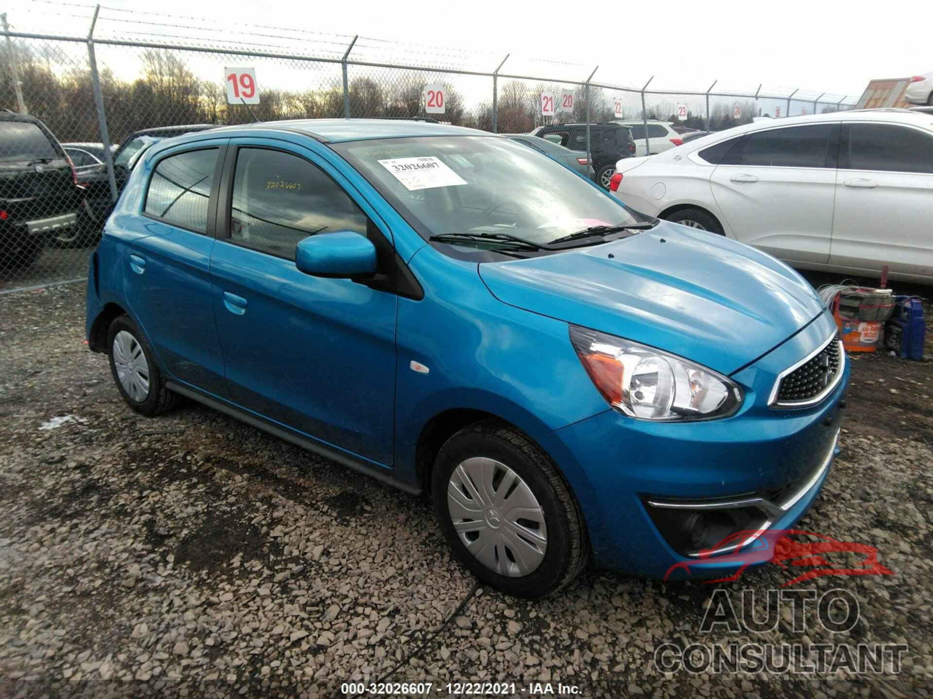 MITSUBISHI MIRAGE 2019 - ML32A3HJ9KH013227