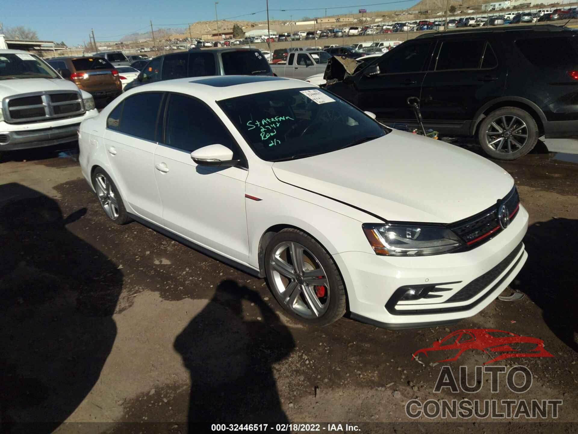 VOLKSWAGEN JETTA 2017 - 3VW5T7AJ6HM337940