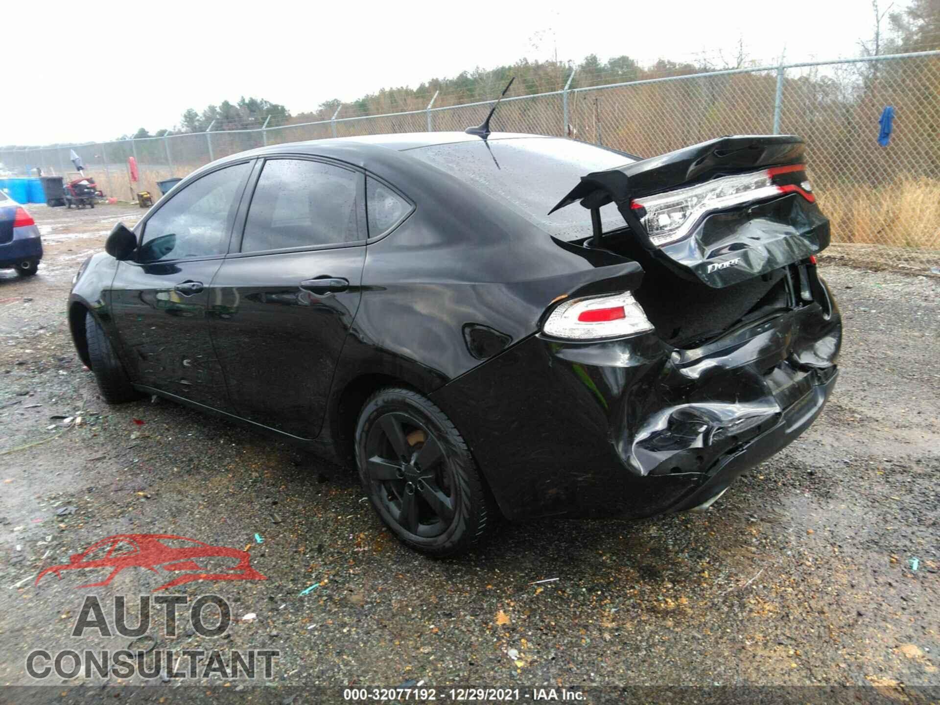 DODGE DART 2016 - 1C3CDFBB1GD608202