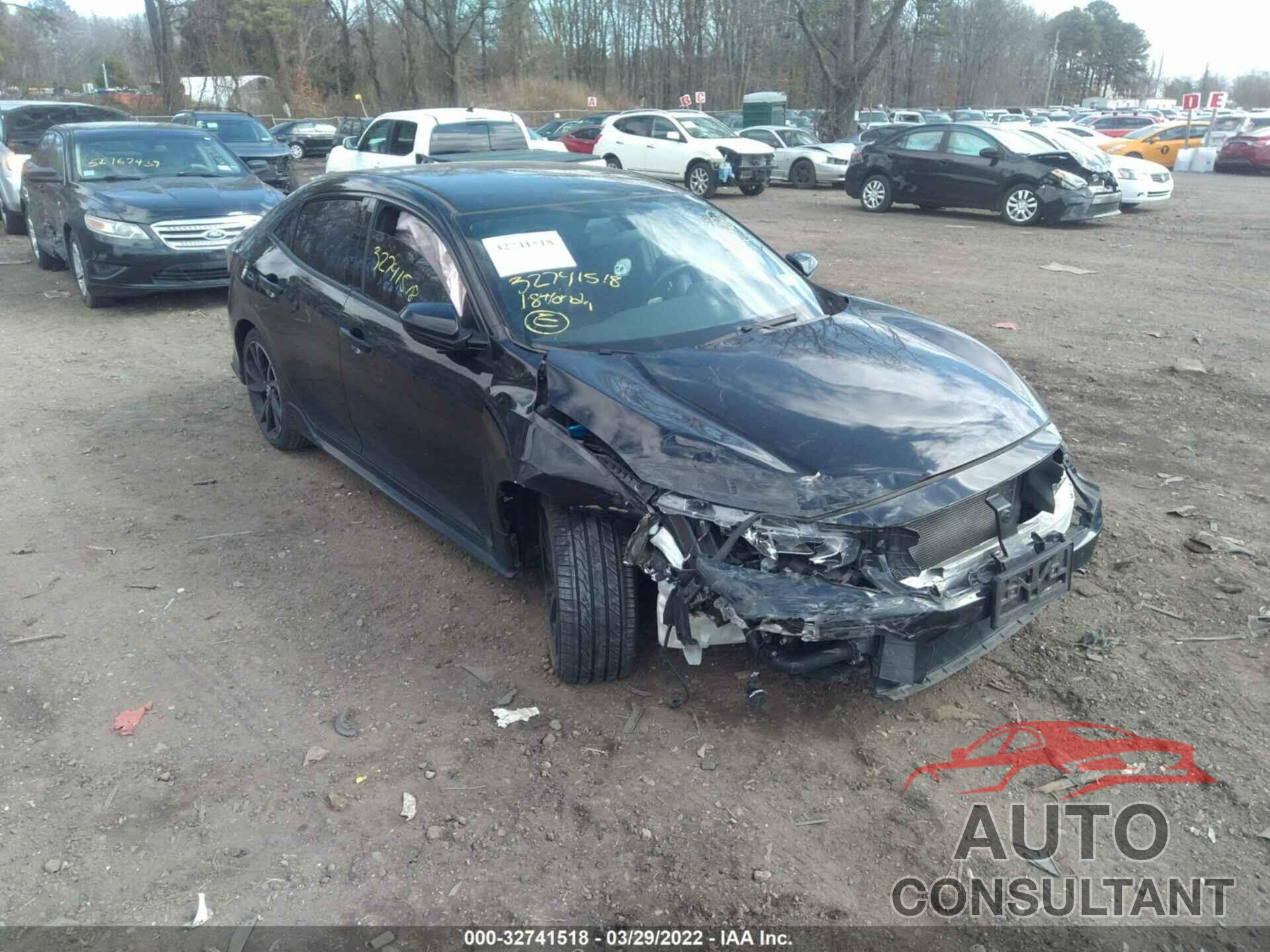 HONDA CIVIC HATCHBACK 2018 - SHHFK7G48JU224818