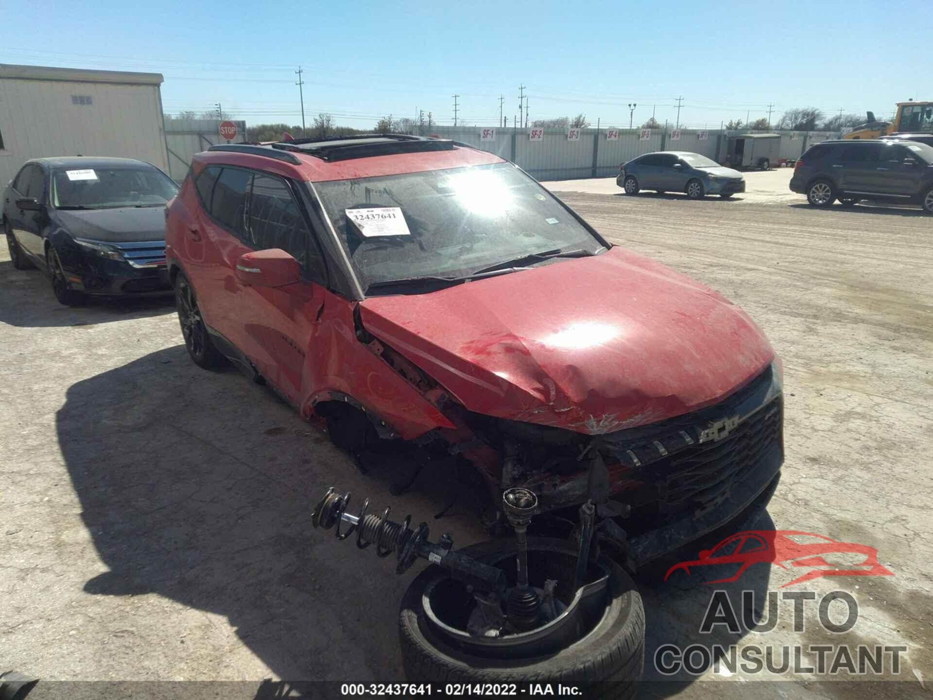 CHEVROLET BLAZER 2021 - 3GNKBERS9MS501527