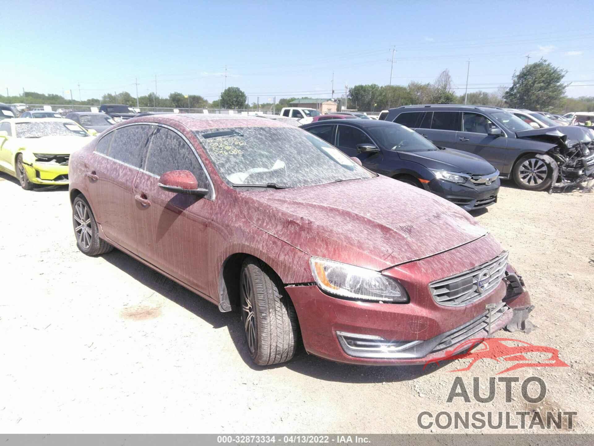 VOLVO S60 INSCRIPTION 2016 - LYV402FM2GB096086