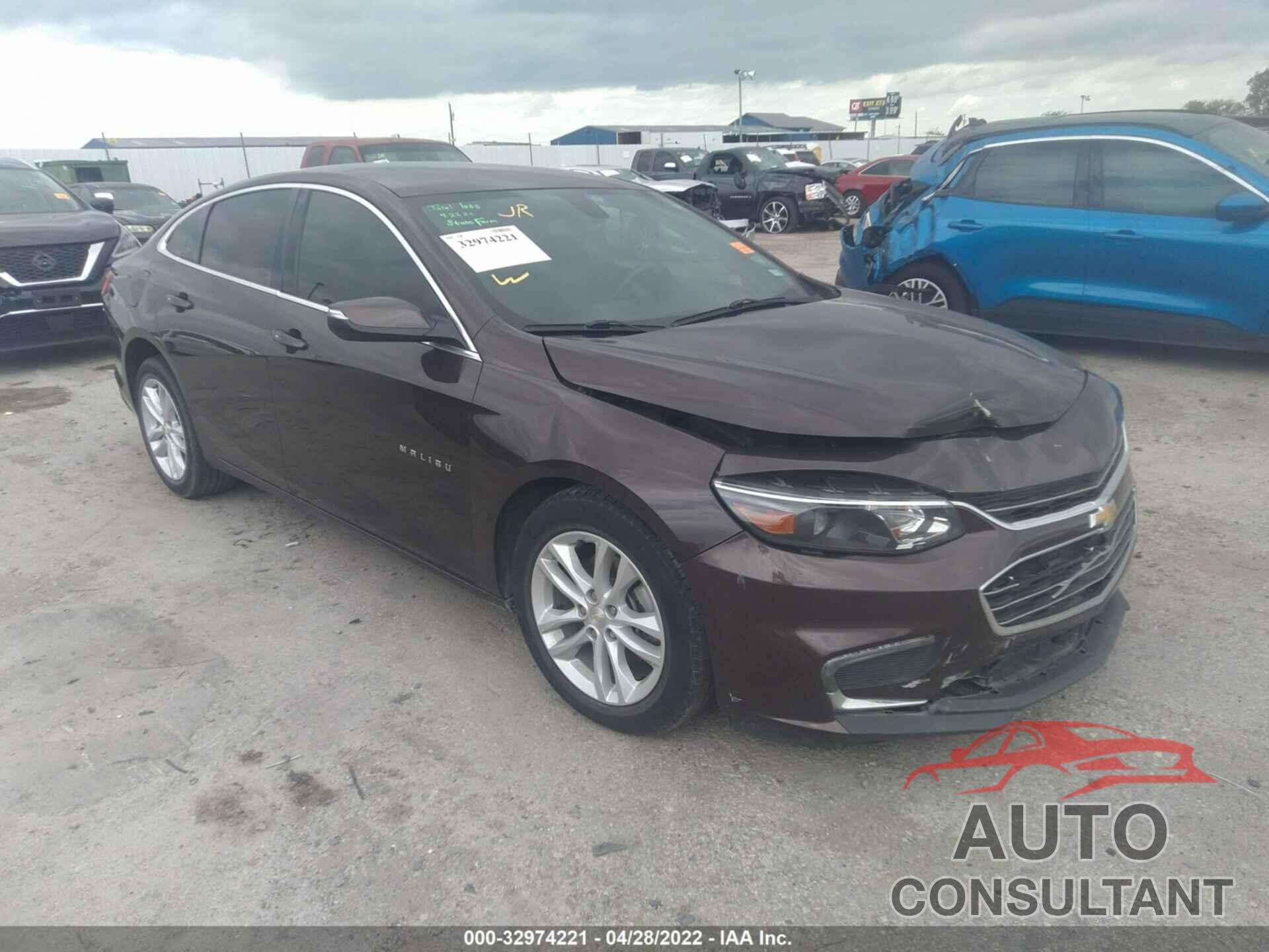 CHEVROLET MALIBU 2016 - 1G1ZE5ST9GF329566