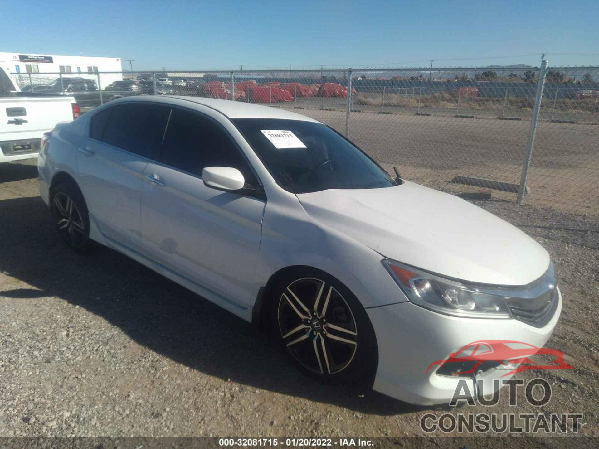 HONDA ACCORD SEDAN 2016 - 1HGCR2F60GA095093