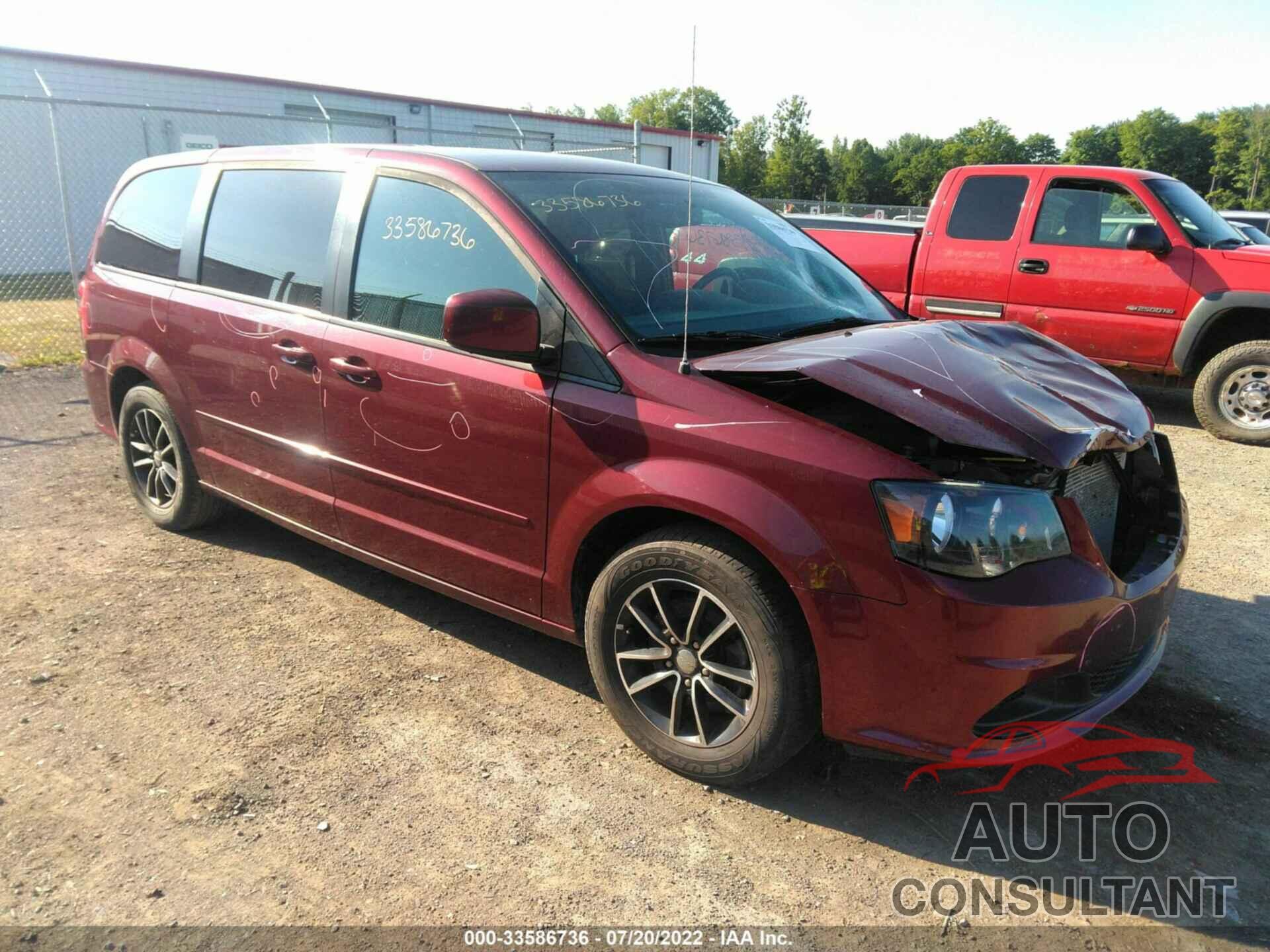 DODGE GRAND CARAVAN 2016 - 2C4RDGBG6GR399852