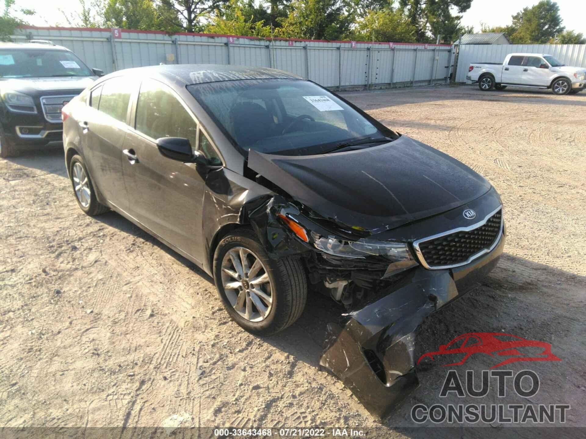 KIA FORTE 2017 - 3KPFL4A73HE032044