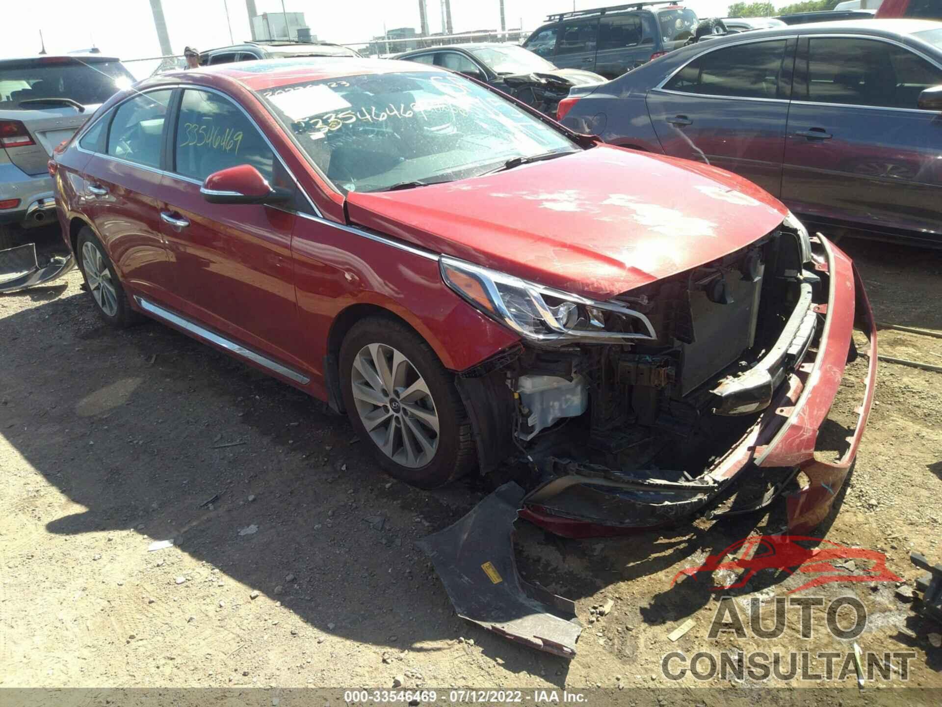 HYUNDAI SONATA 2017 - 5NPE34AF1HH573334