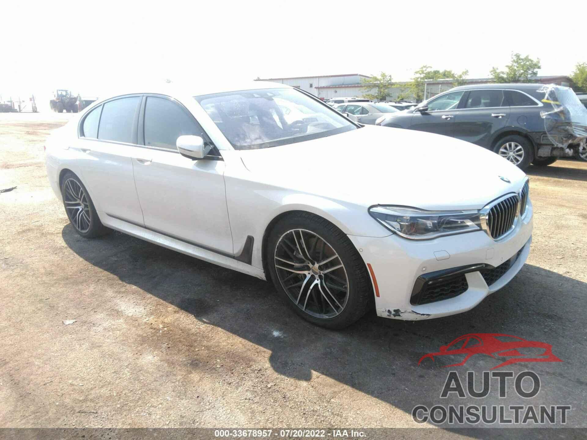 BMW 7 SERIES 2017 - WBA7B0C51HG527044