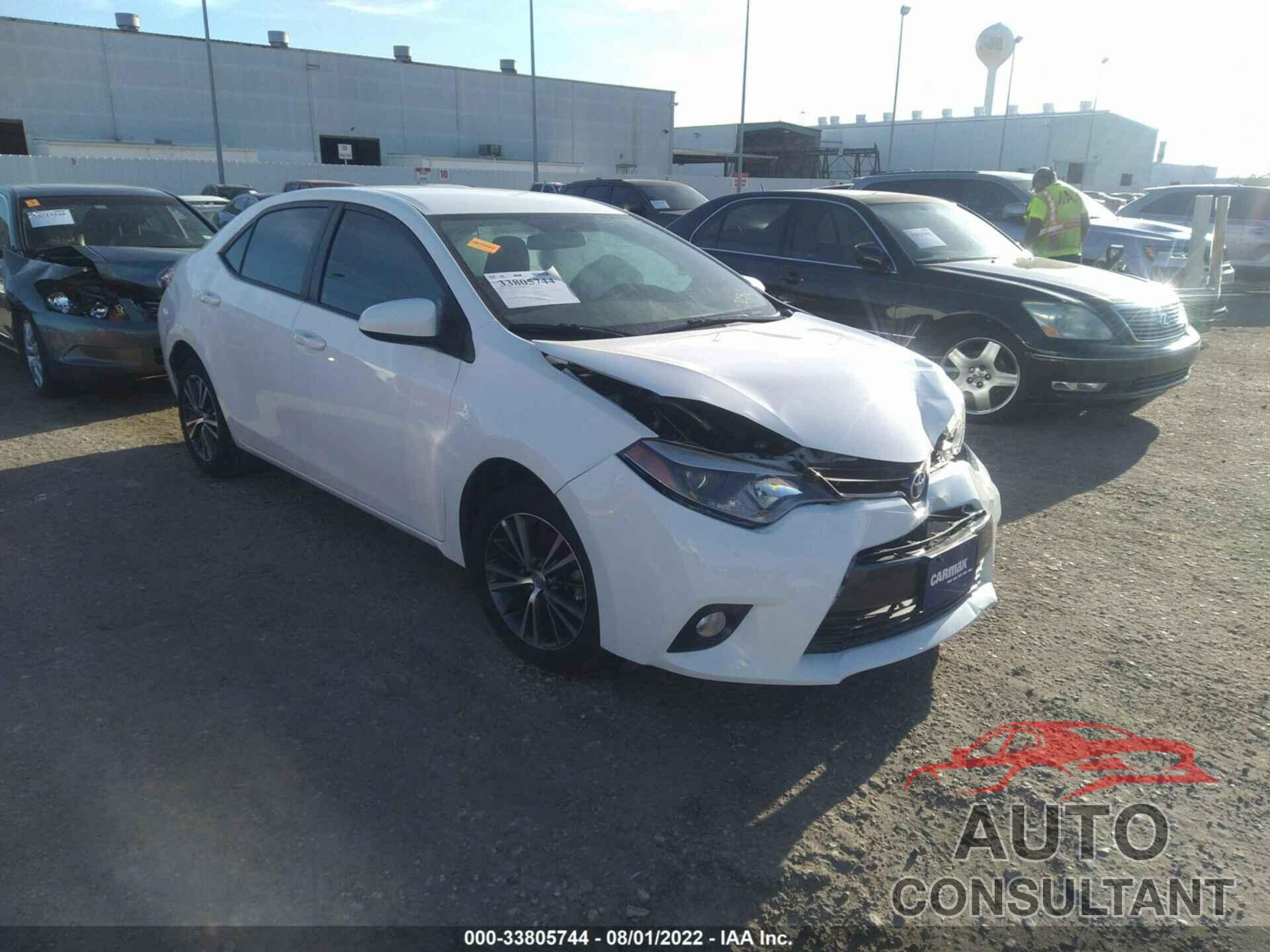 TOYOTA COROLLA 2016 - 5YFBURHE0GP547237