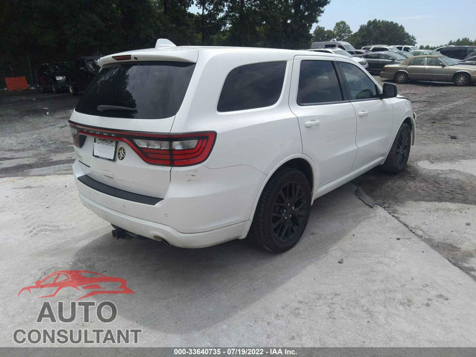 DODGE DURANGO 2016 - 1C4RDHAG3GC467072