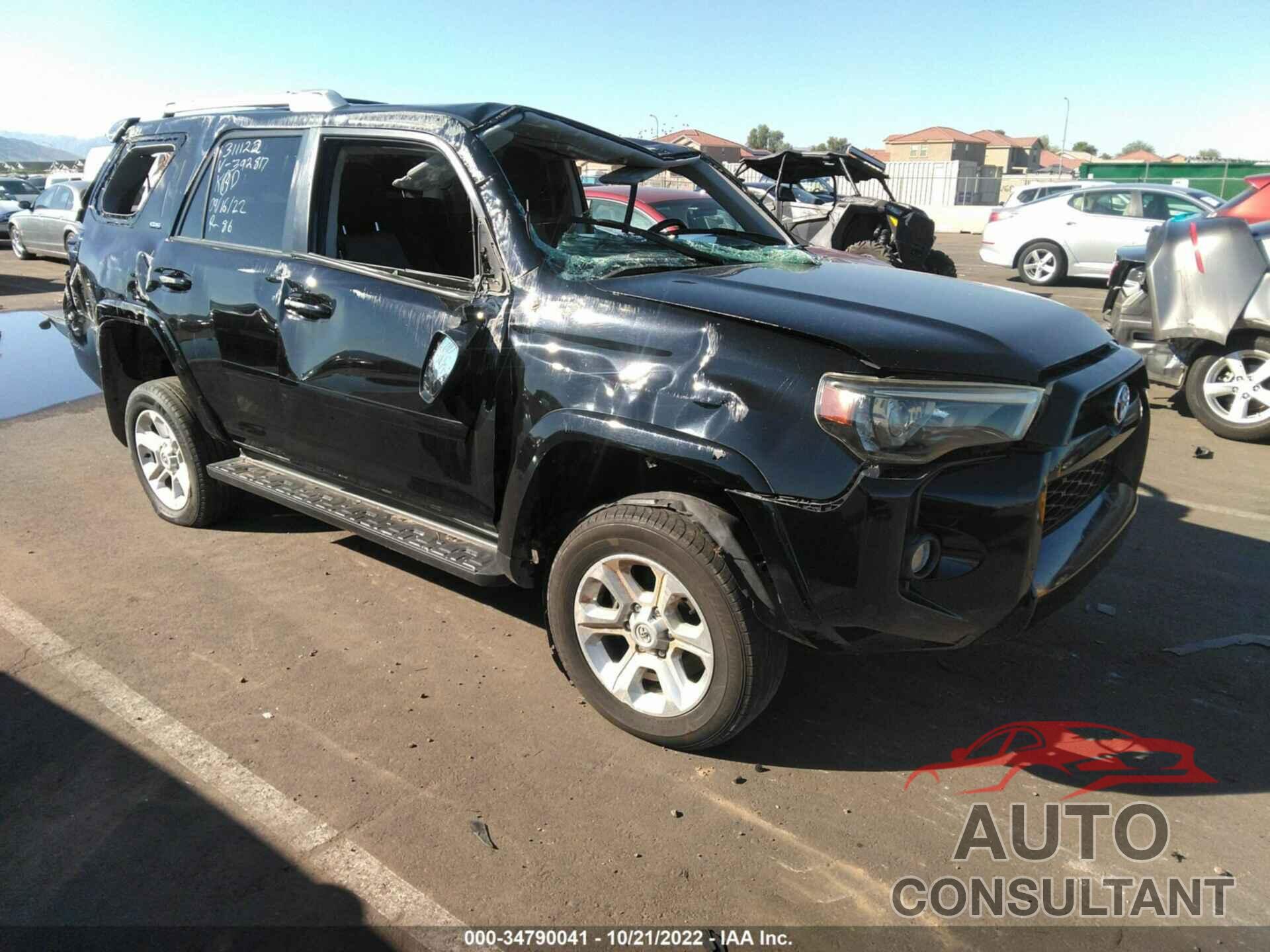 TOYOTA 4RUNNER 2016 - JTEBU5JR0G5392817