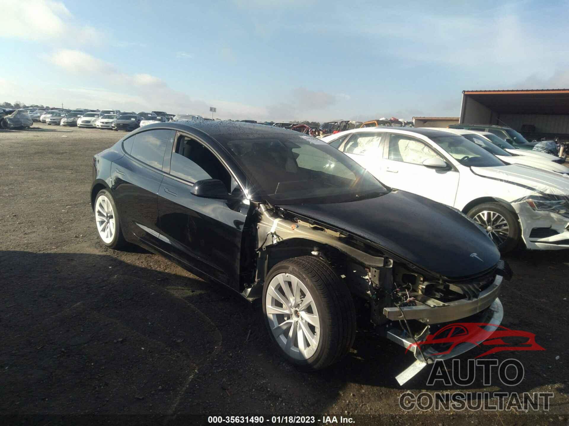 TESLA MODEL 3 2022 - 5YJ3E1EB8NF113220